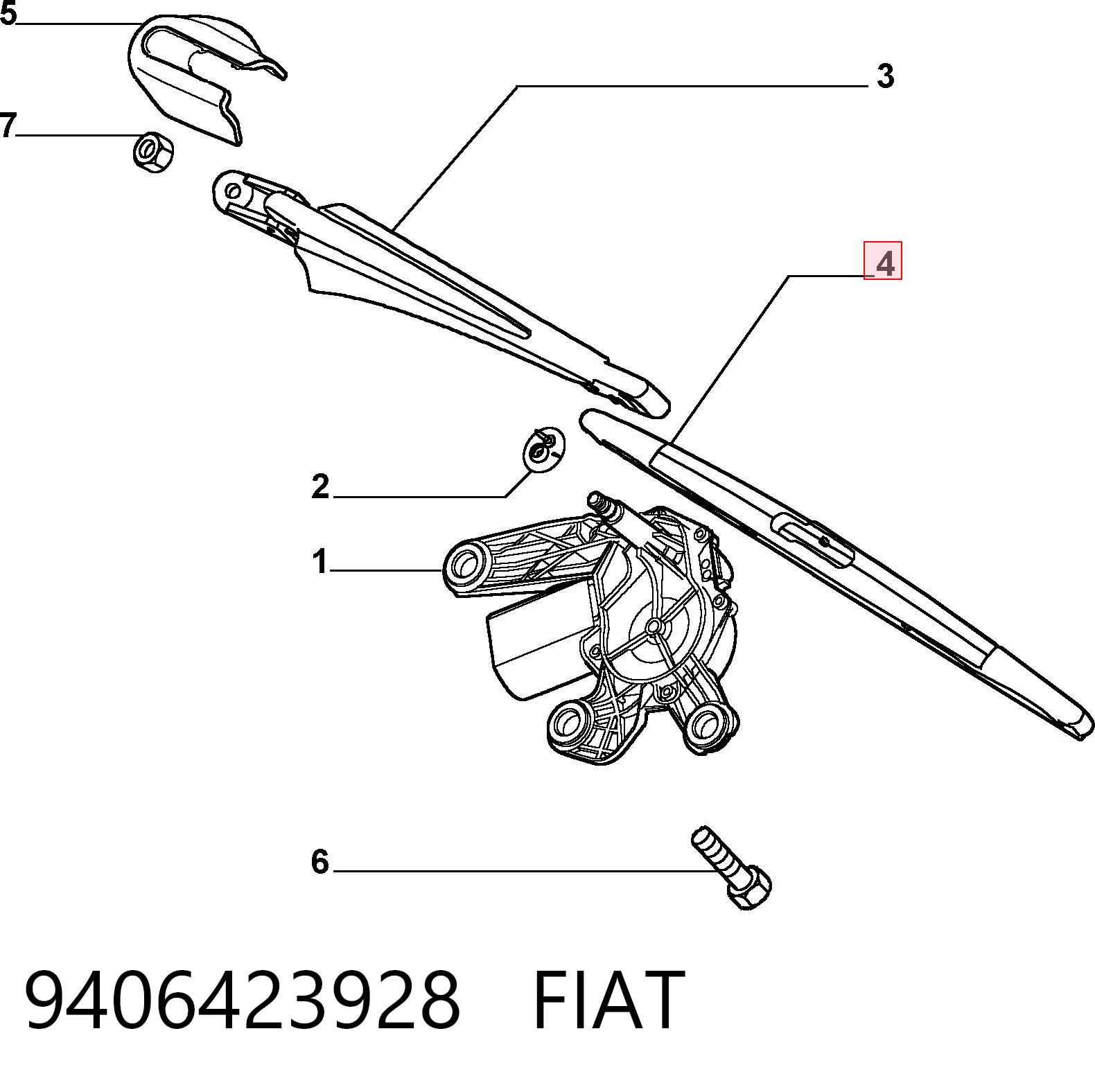 Limpiaparabrisas posterior Peugeot Partner III (K9)