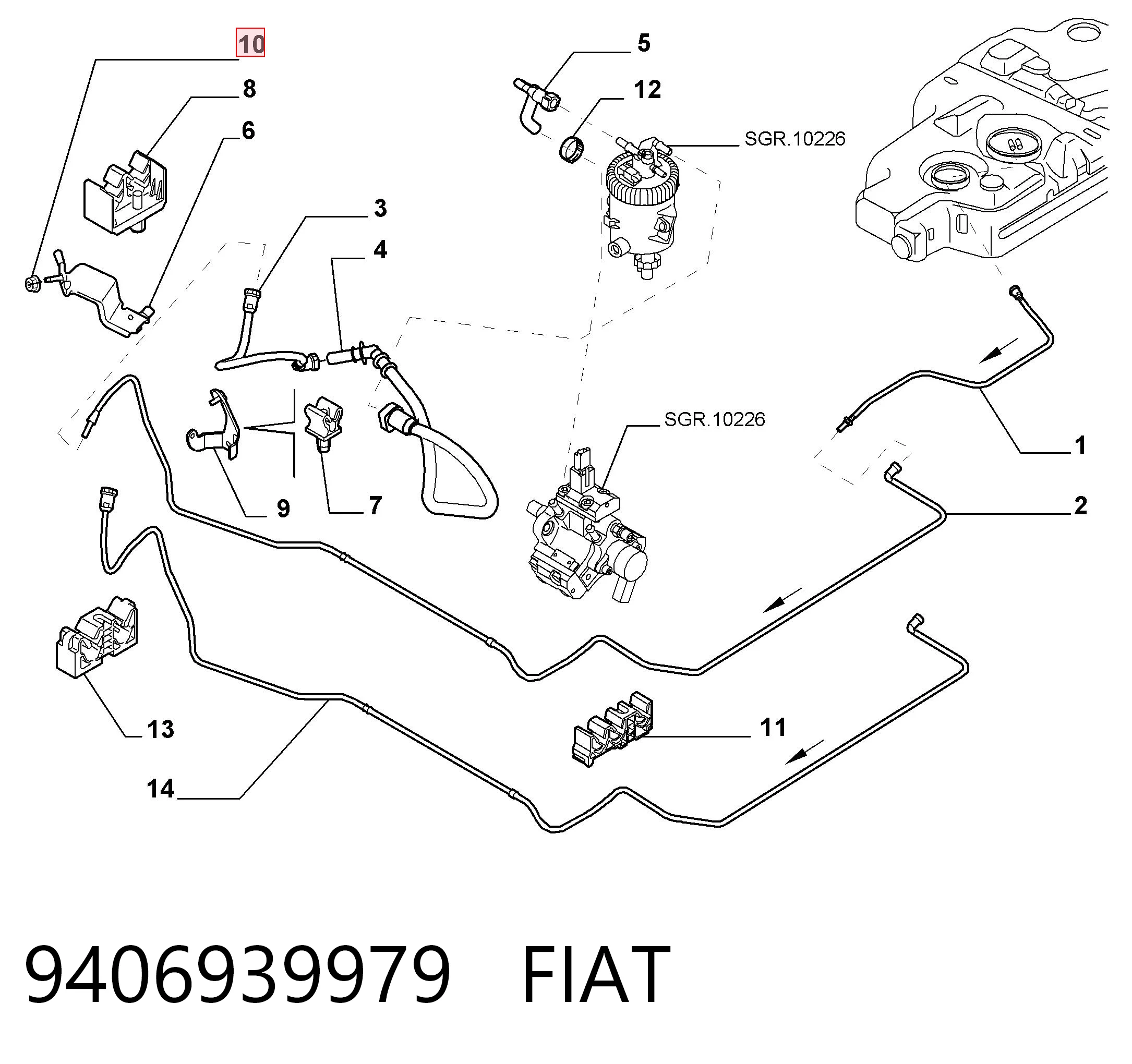 9406939979 Fiat/Alfa/Lancia