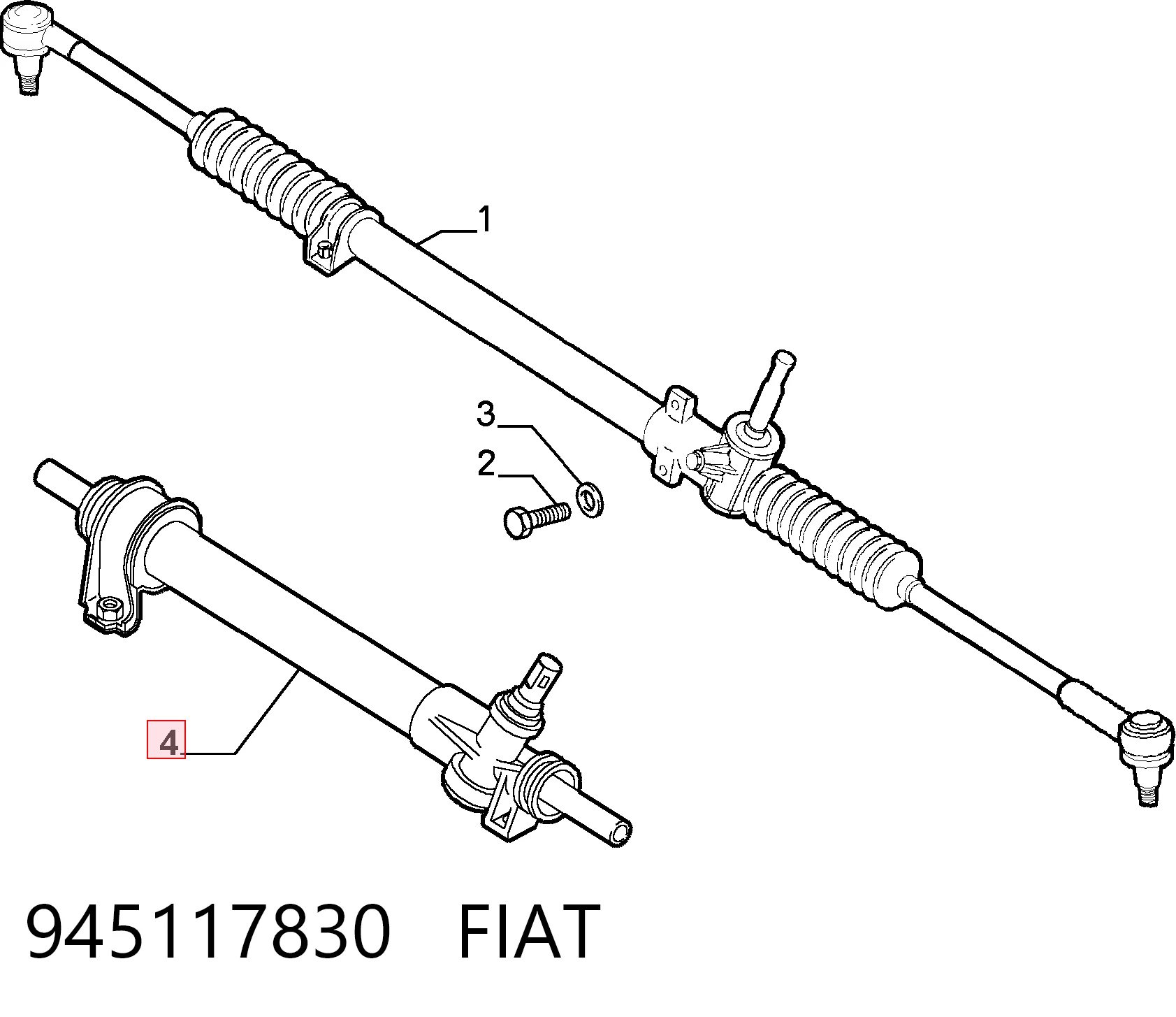Cremallera caja de direccion Fiat Ducato I (1989-1994)