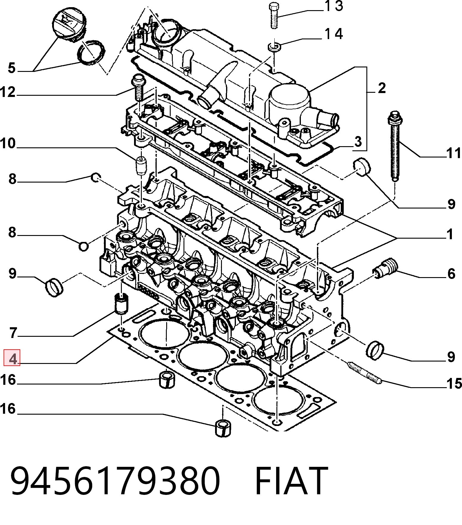 9456179380 Fiat/Alfa/Lancia