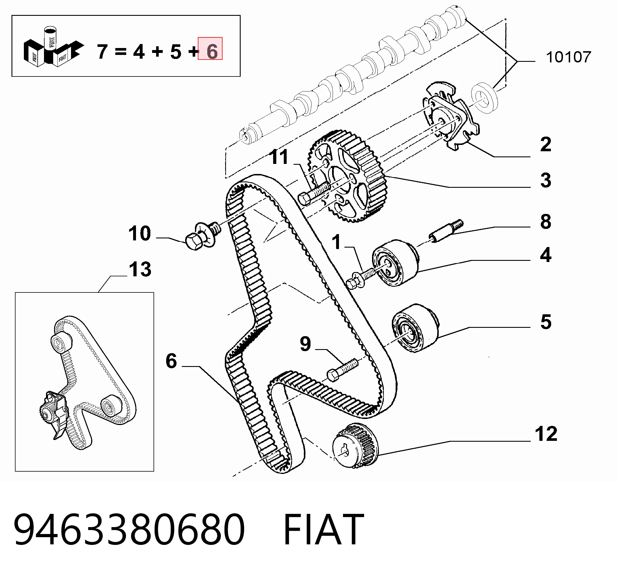 9463380680 Fiat/Alfa/Lancia