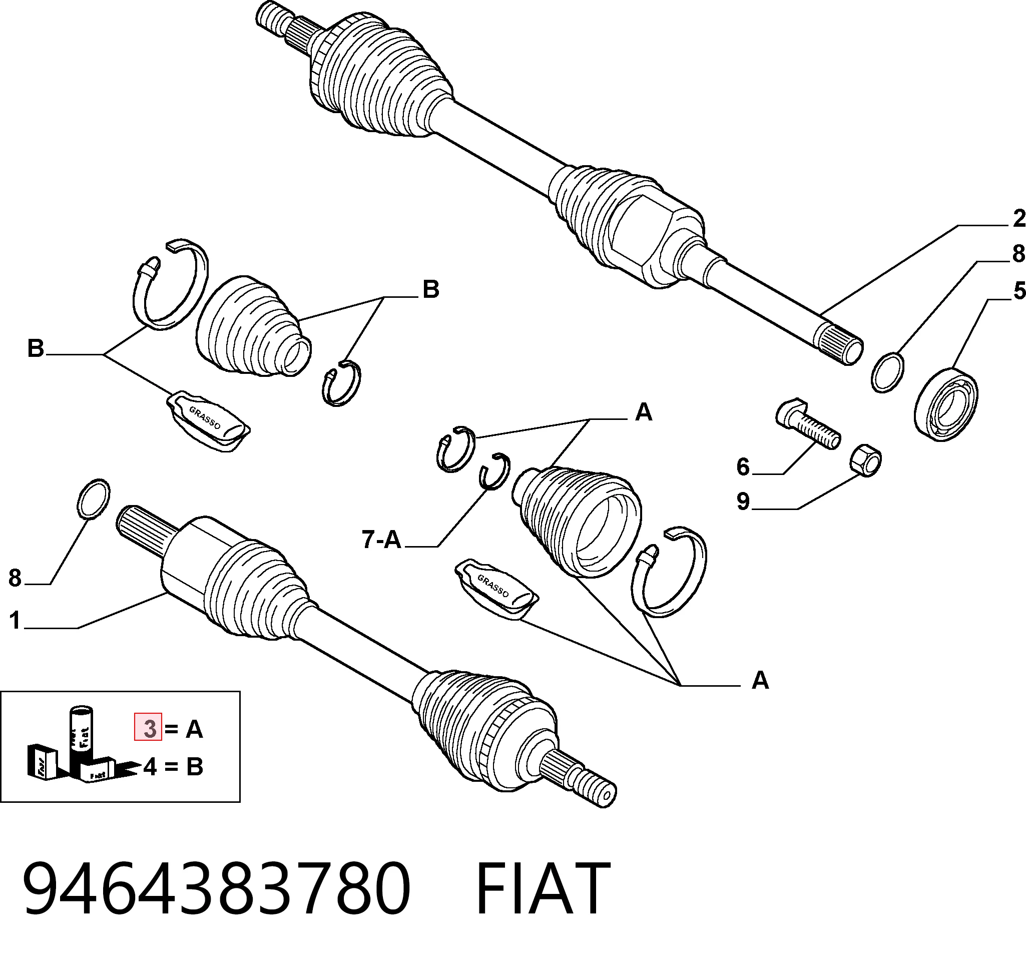 9464383780 Fiat/Alfa/Lancia