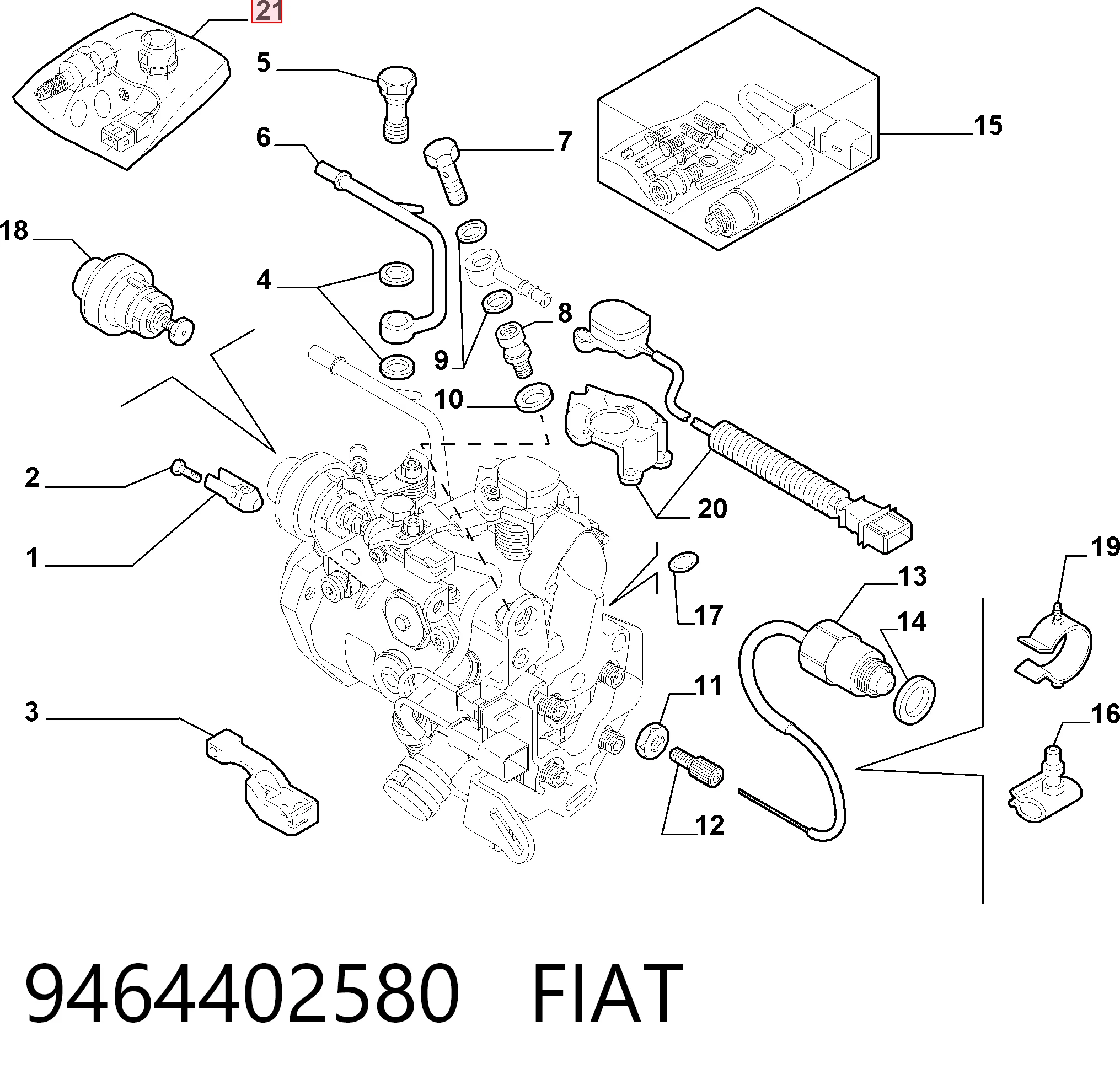 9464402580 Fiat/Alfa/Lancia