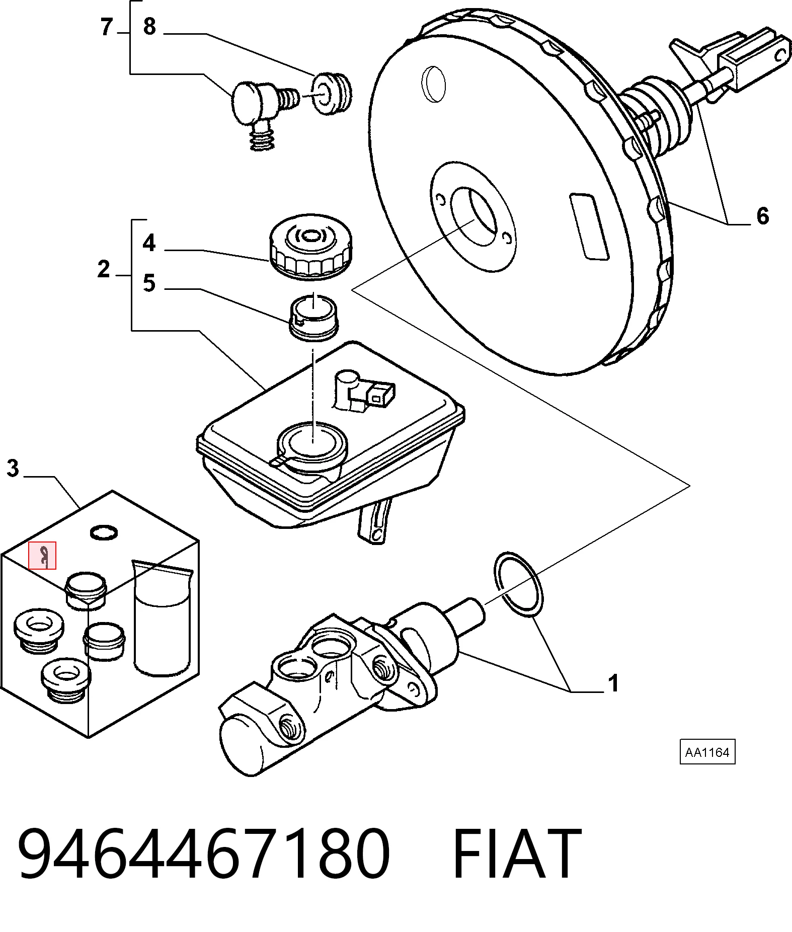 9464467180 Fiat/Alfa/Lancia