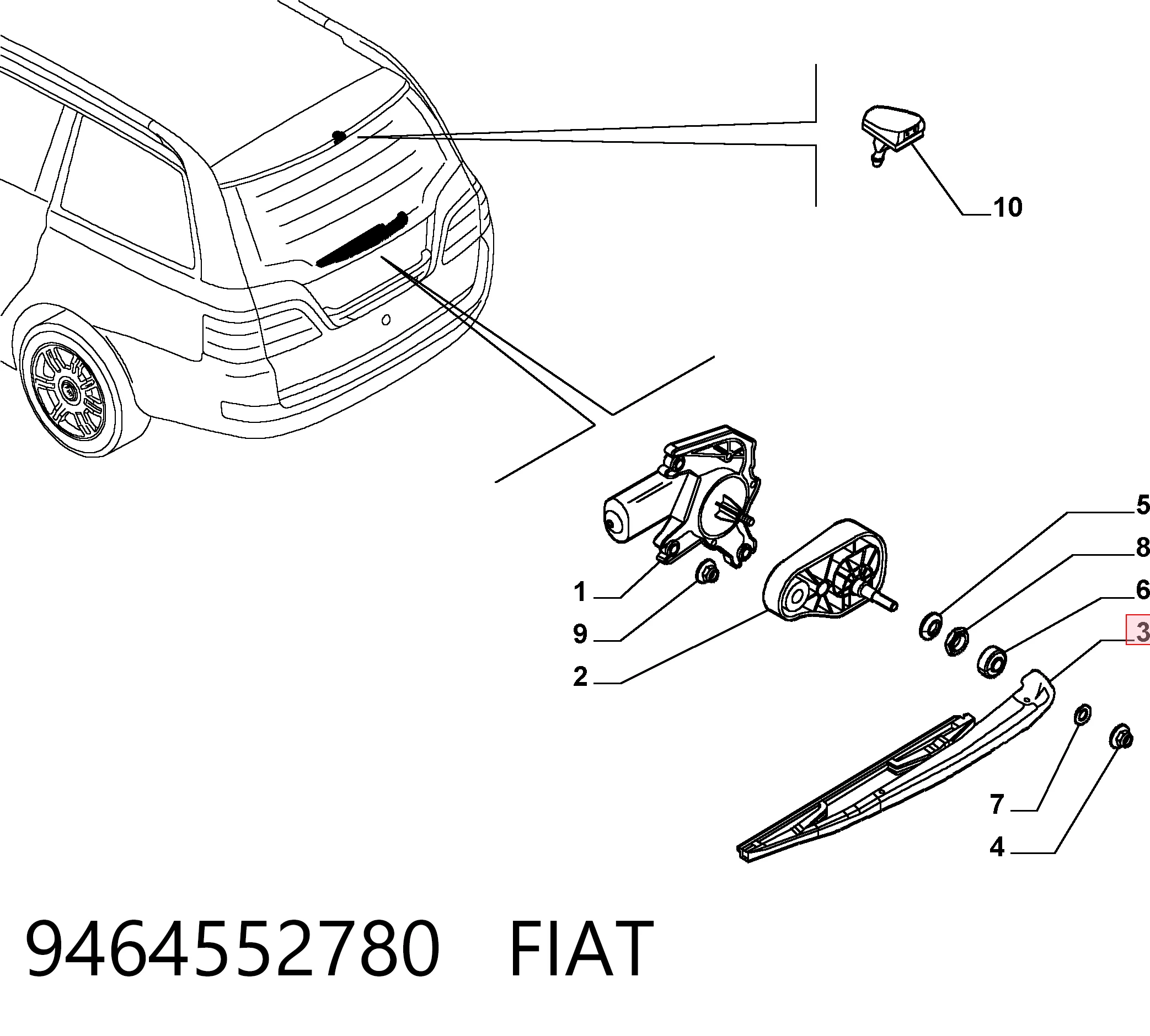 Limpiaparabrisas traseros para Renault DUSTER HS