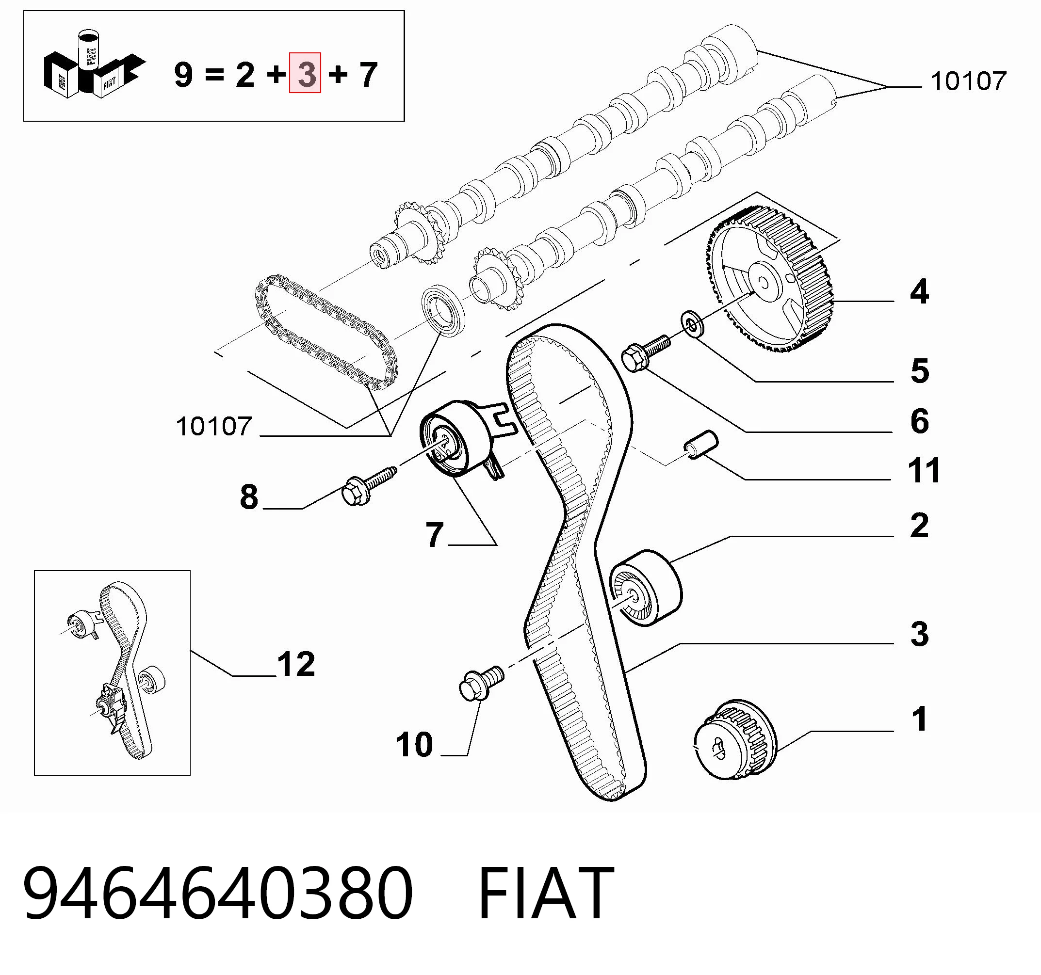 9464640380 Fiat/Alfa/Lancia
