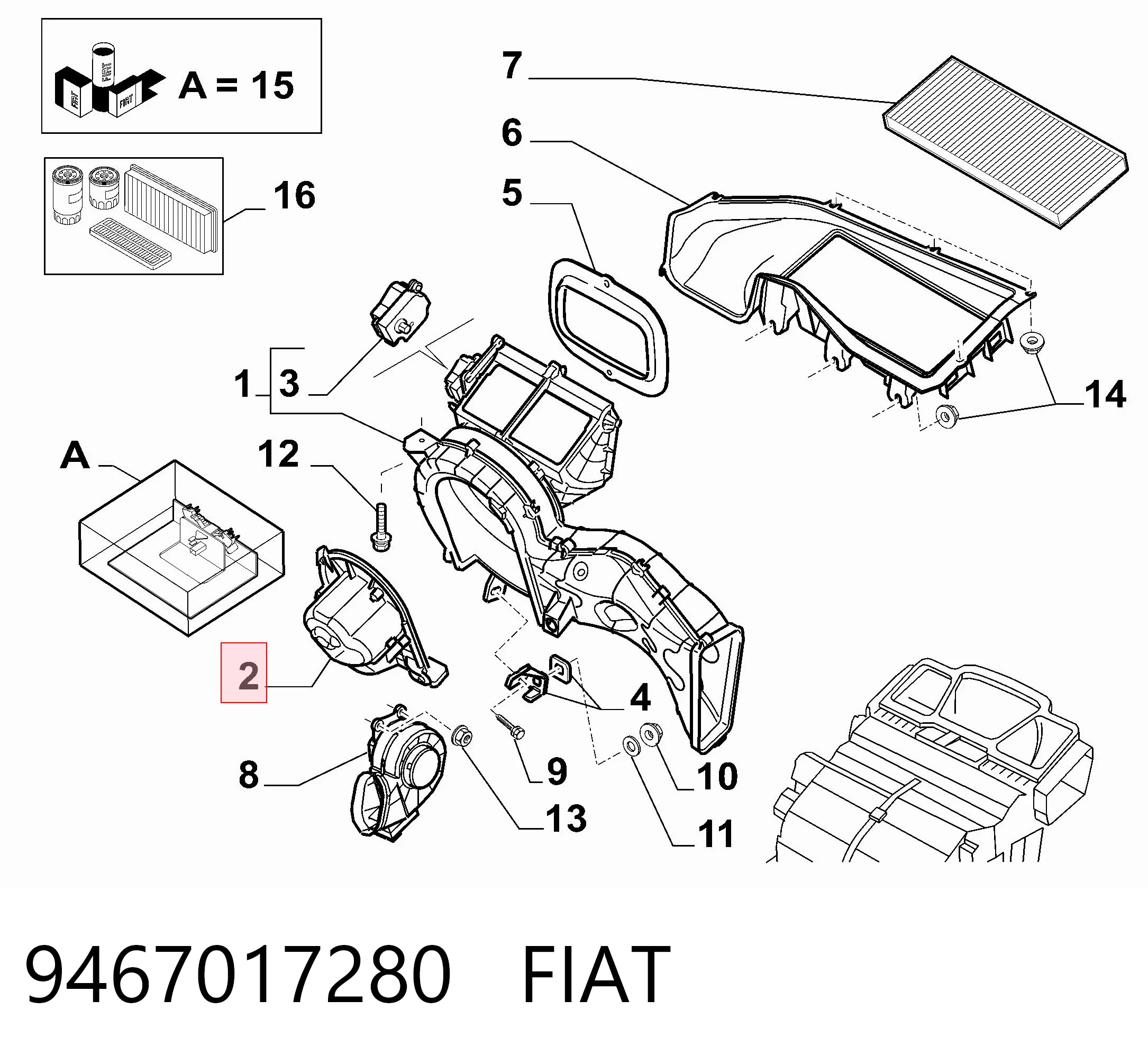9467017280 Fiat/Alfa/Lancia