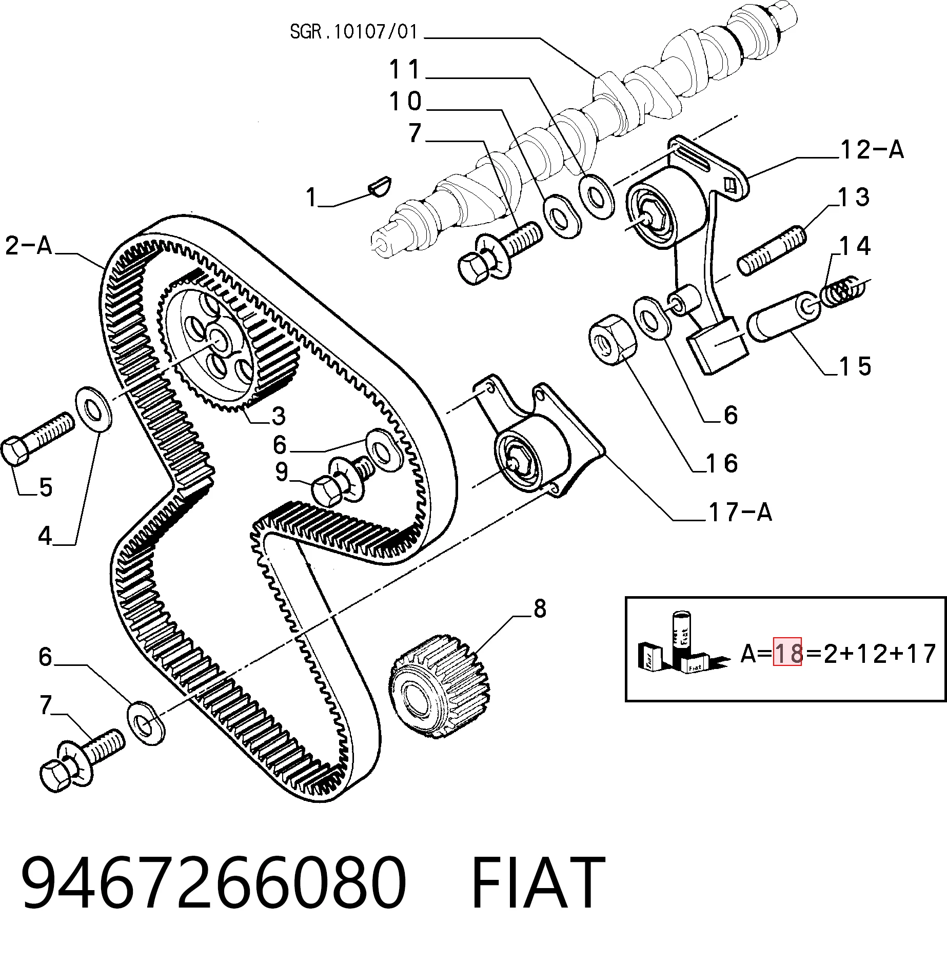Comprar Kit de correa de distribución Fiat Ducato II 230 a bajo precio