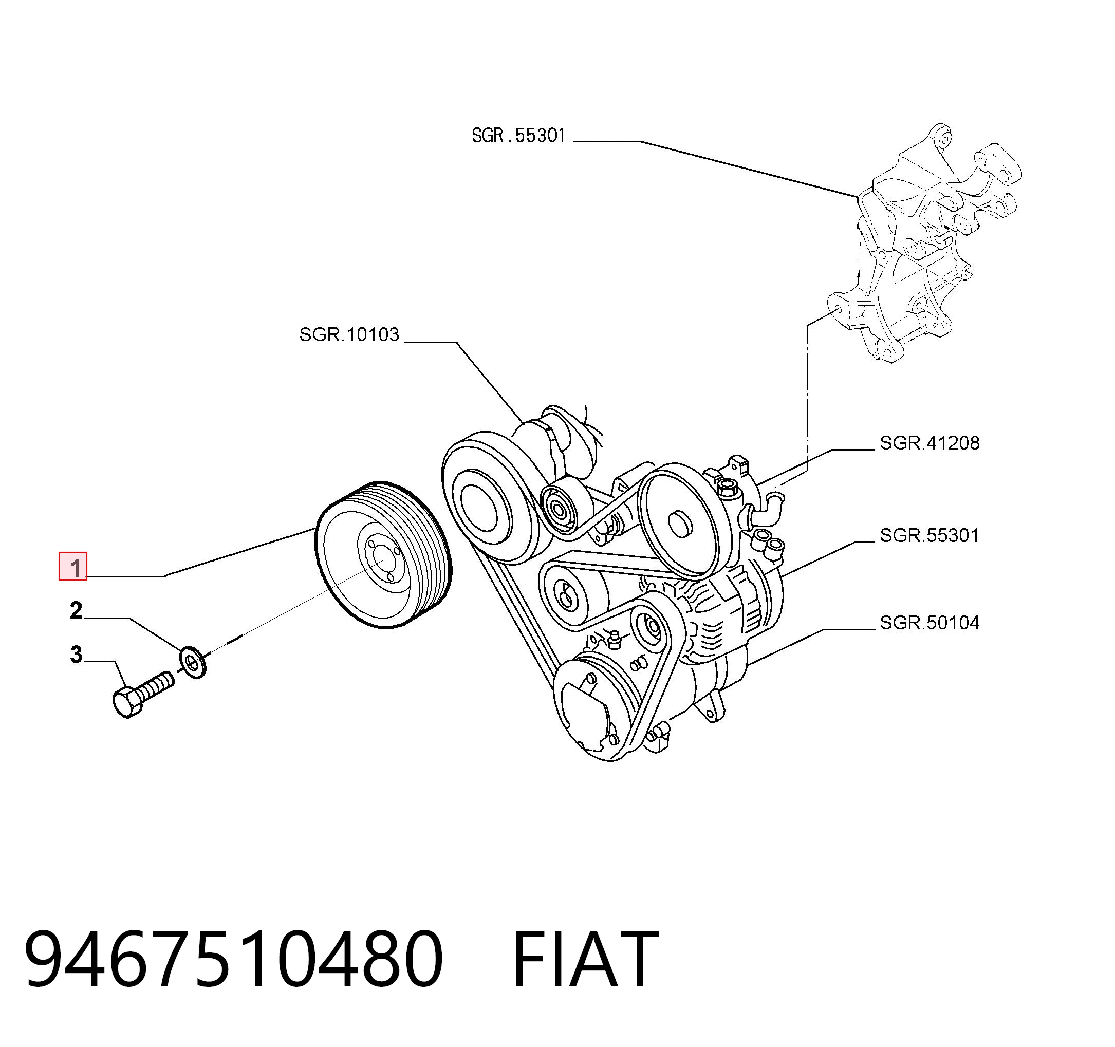 9467510480 Fiat/Alfa/Lancia