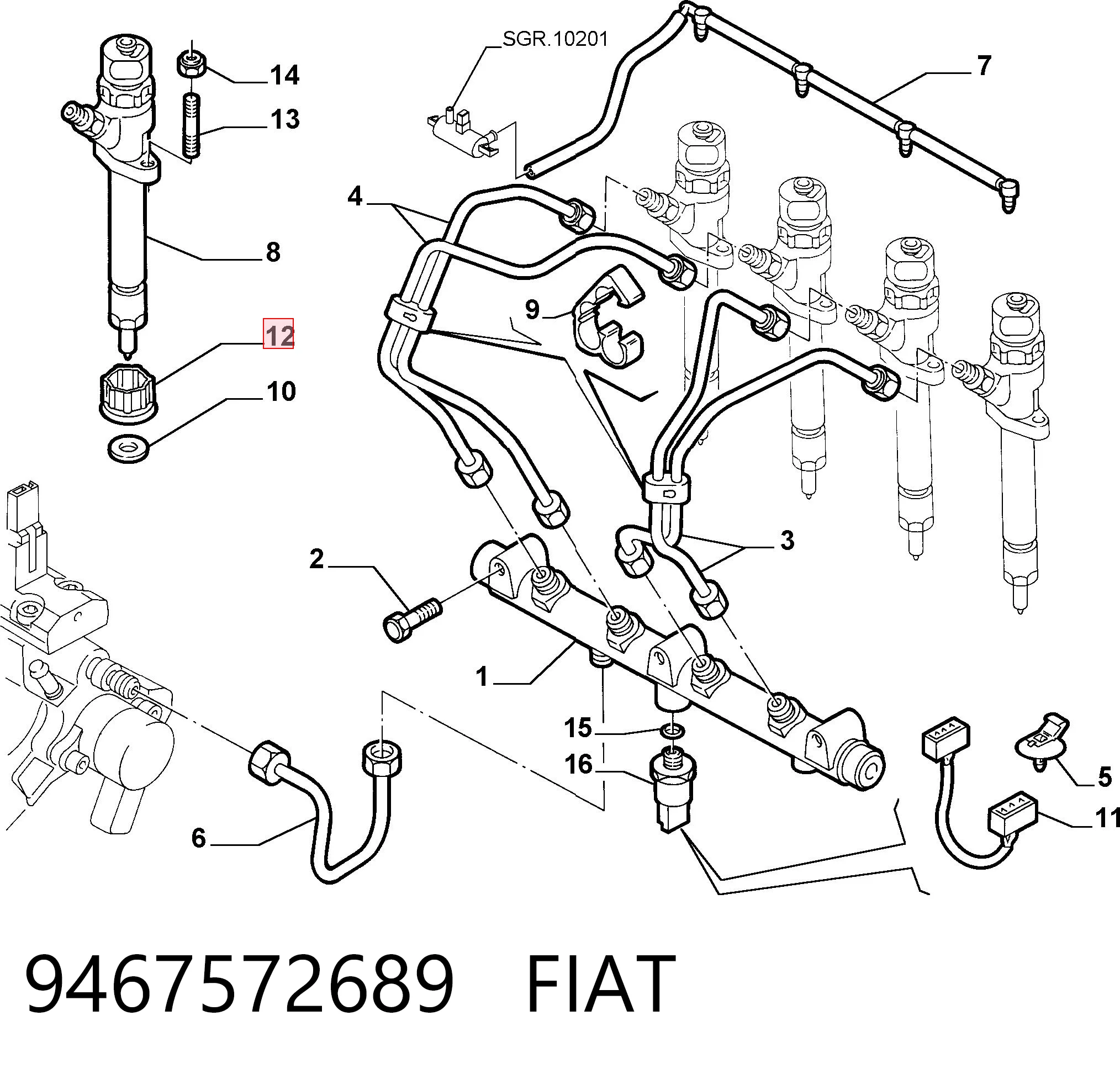 9467572689 Fiat/Alfa/Lancia