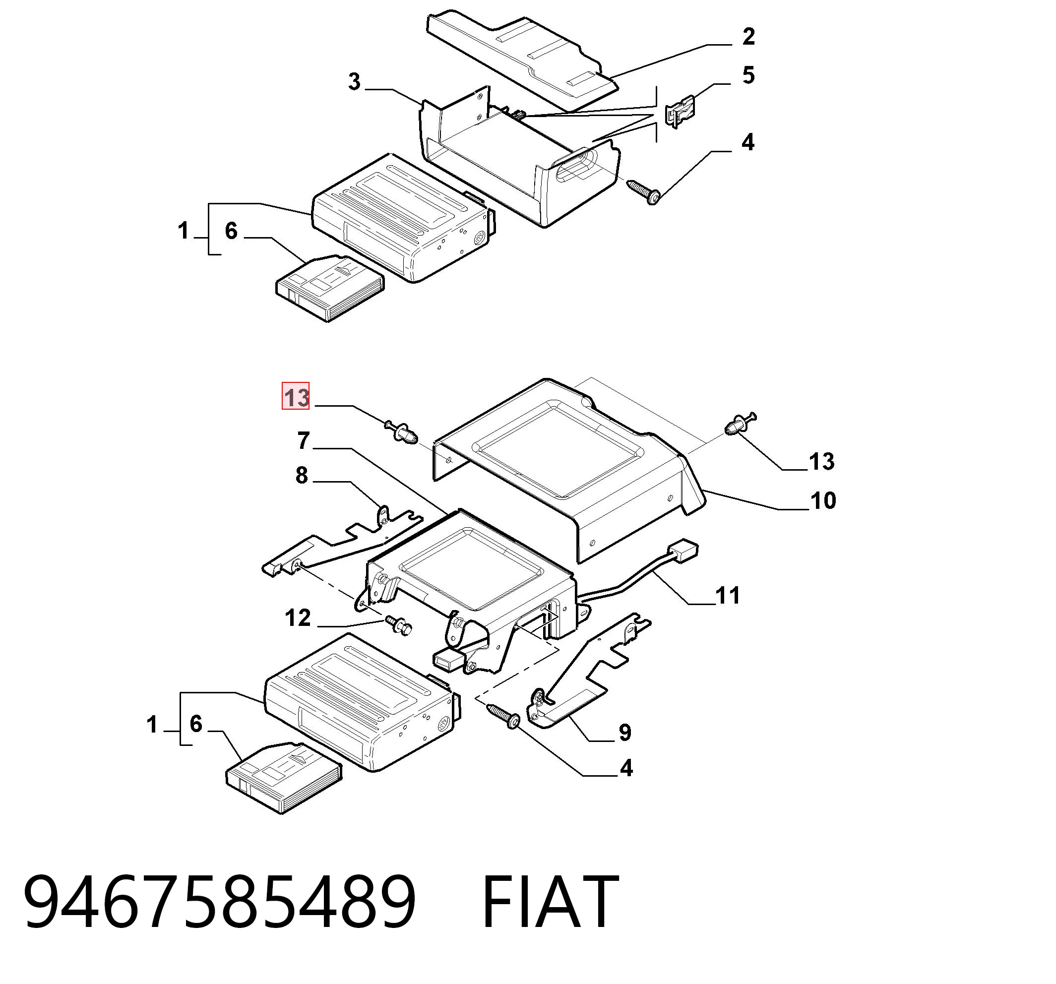 9467585489 Fiat/Alfa/Lancia