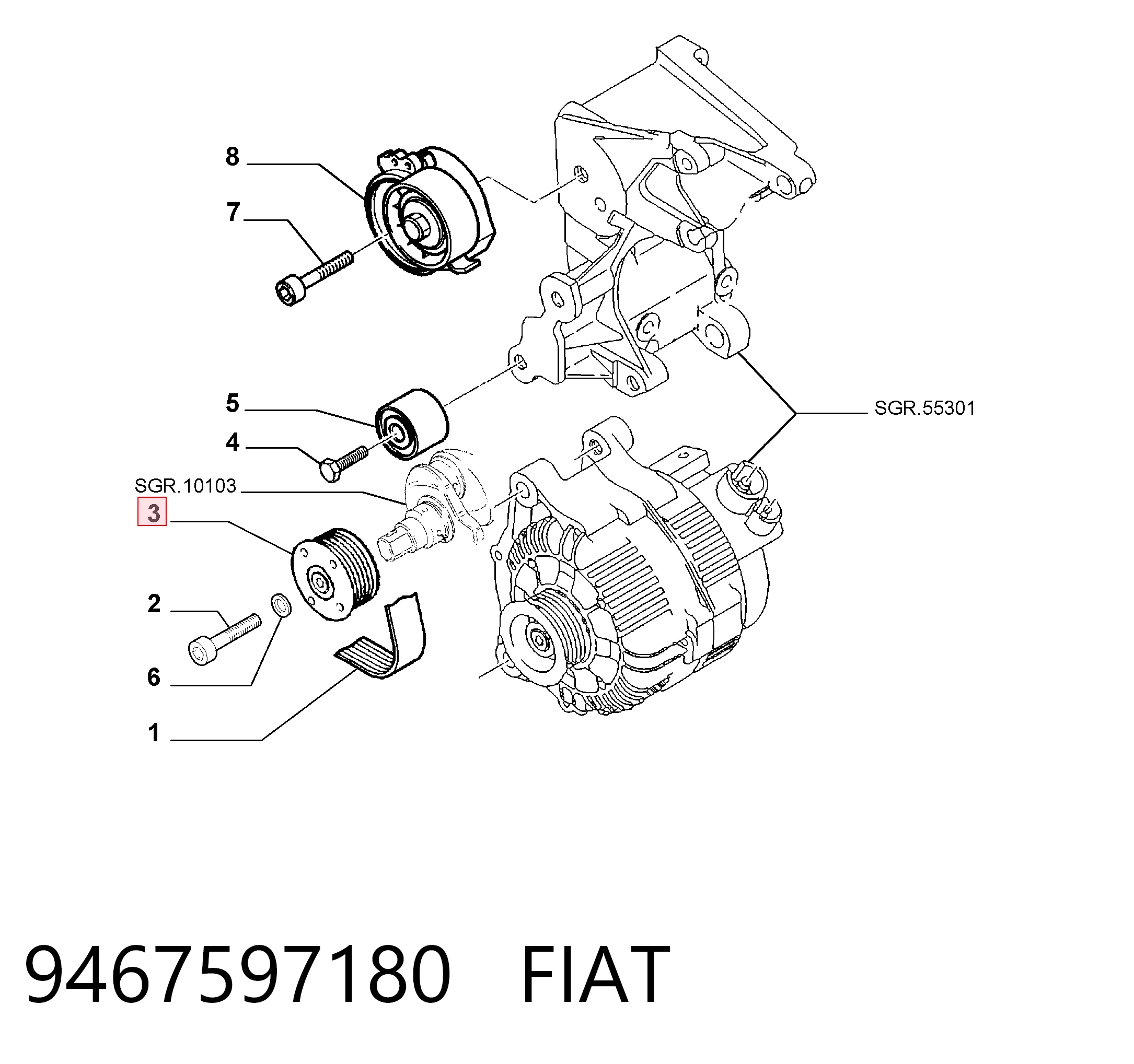 Comprar La polea del cigüeñal Ducato II 230
