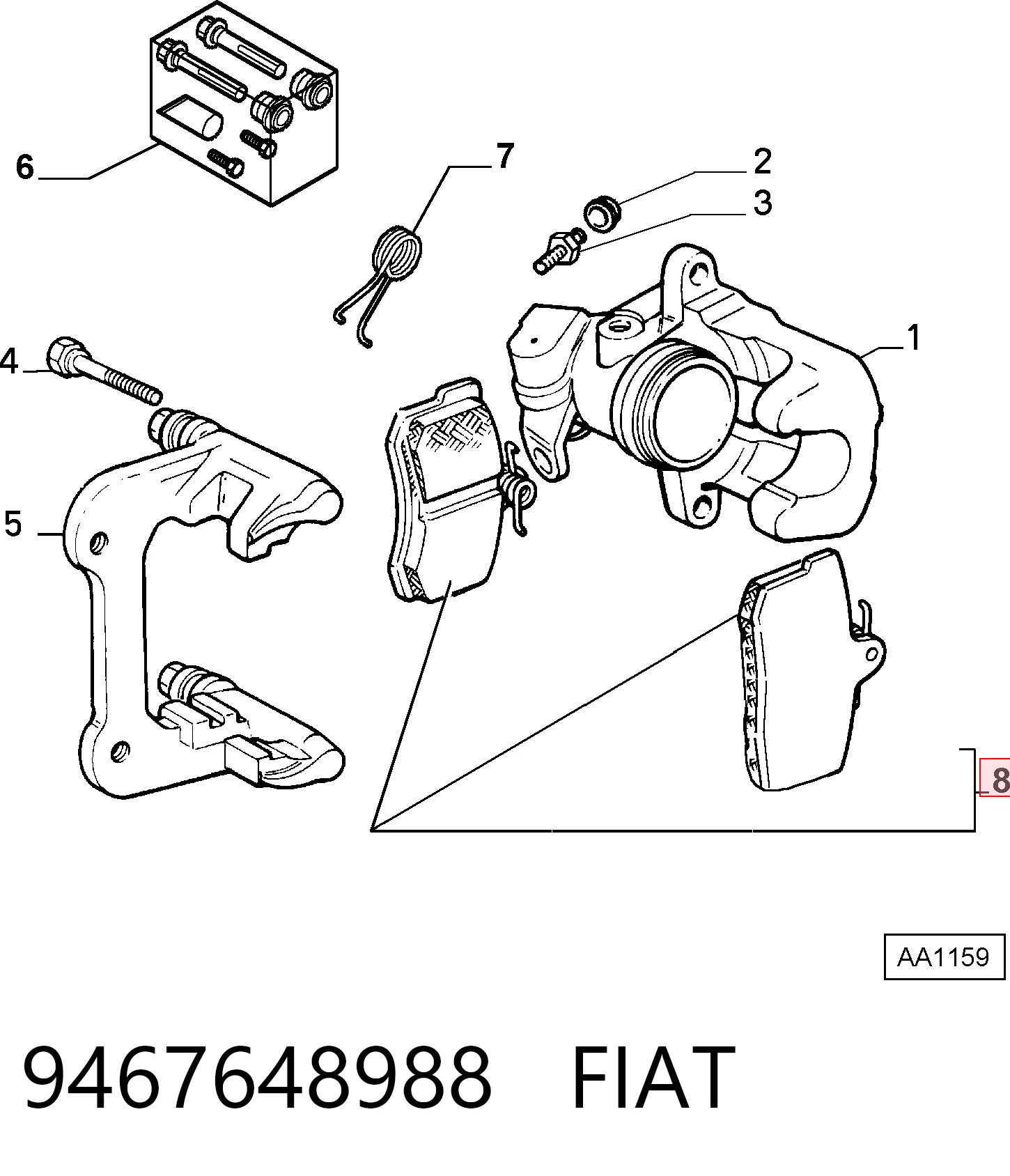 9467648988 Fiat/Alfa/Lancia
