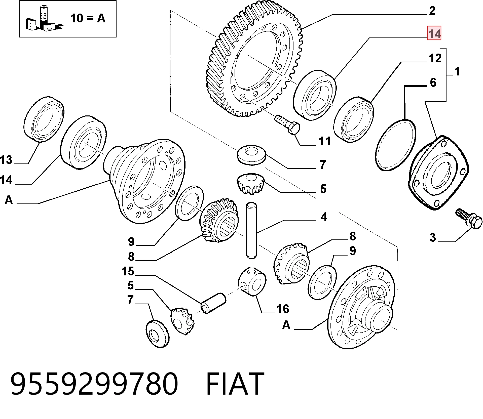  Rodamiento caja de cambios Fiat Ducato 3
