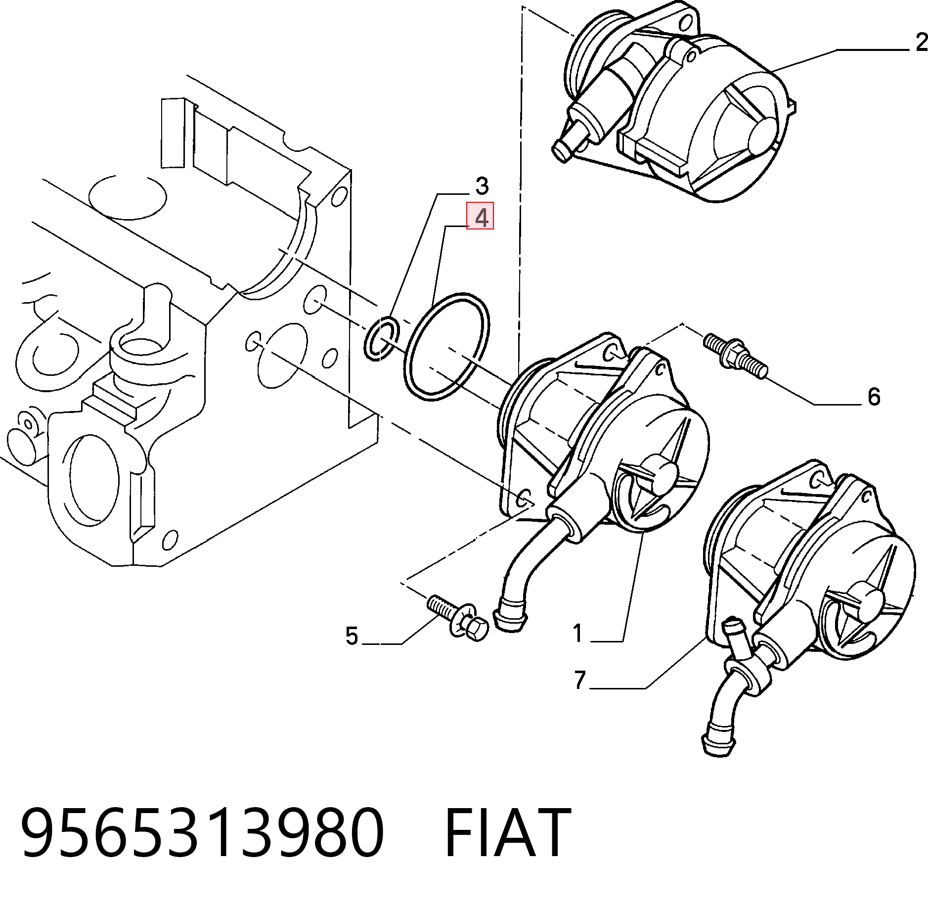 9565313980 Fiat/Alfa/Lancia