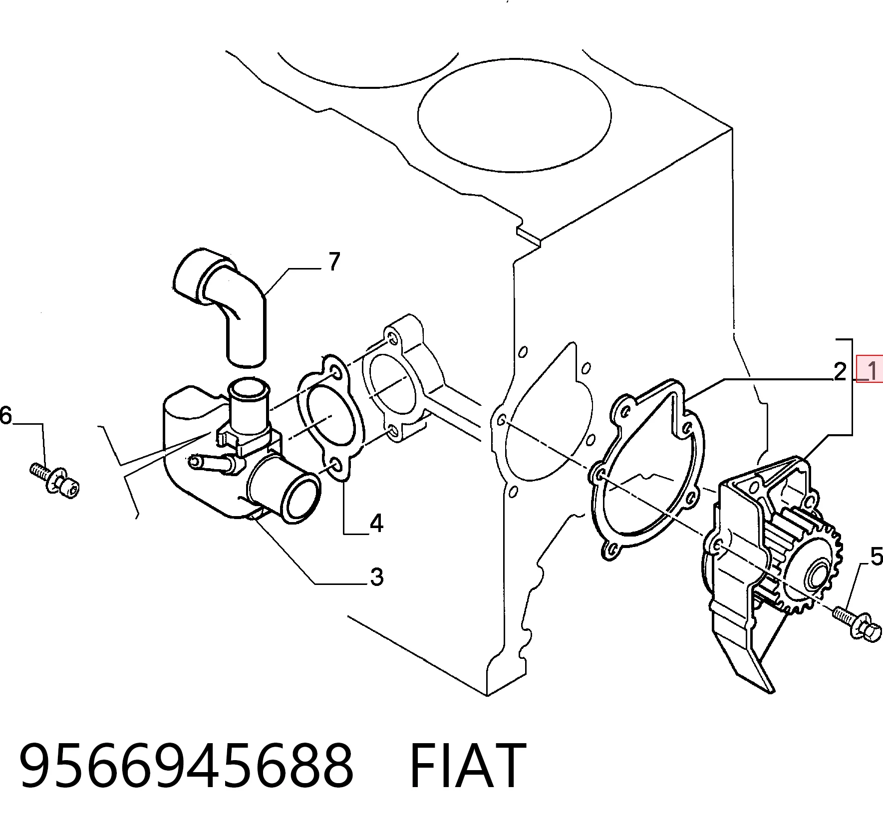 Bomba de refrigeración Fiat Ducato II (230)