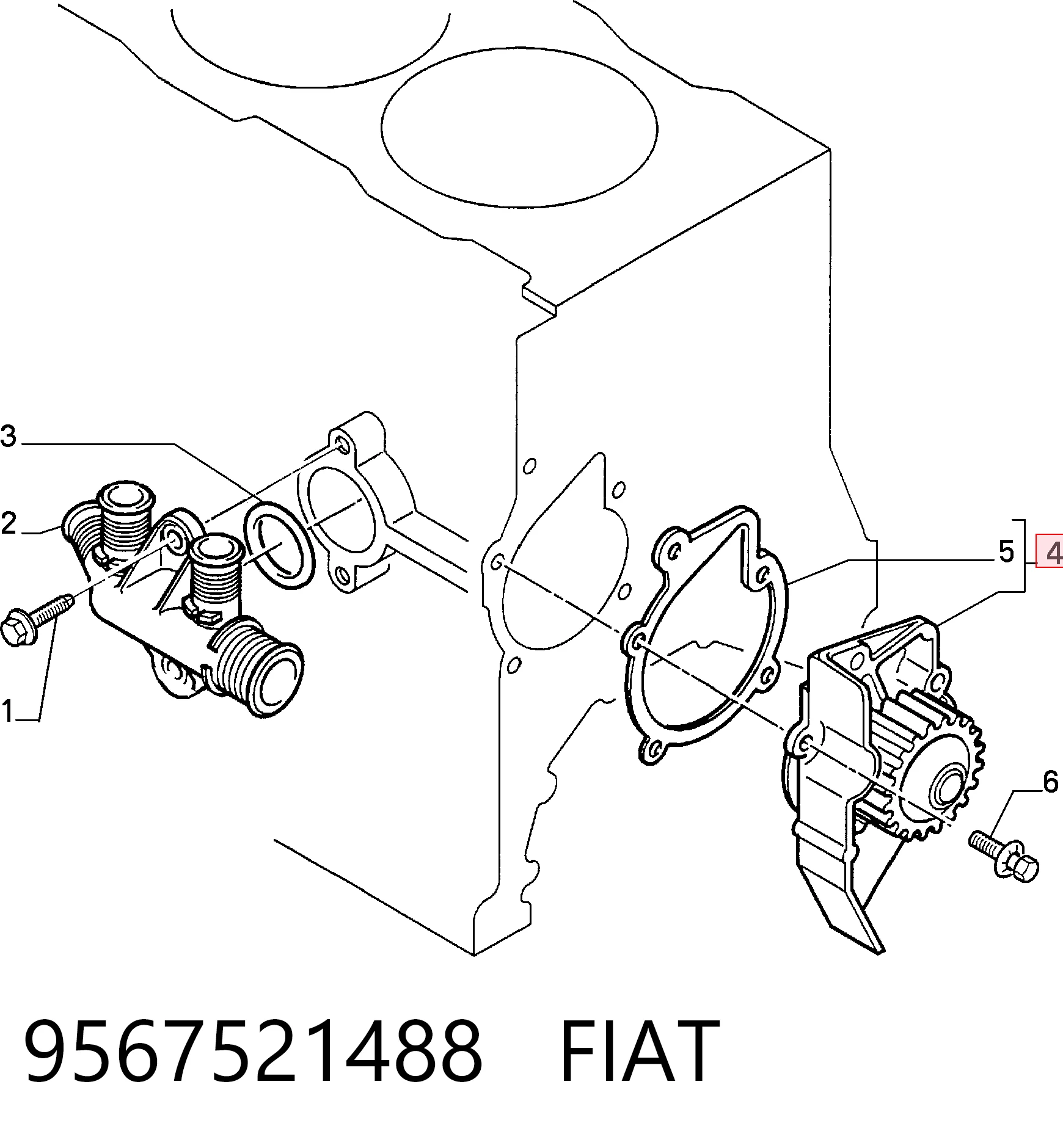9567521488 Fiat/Alfa/Lancia
