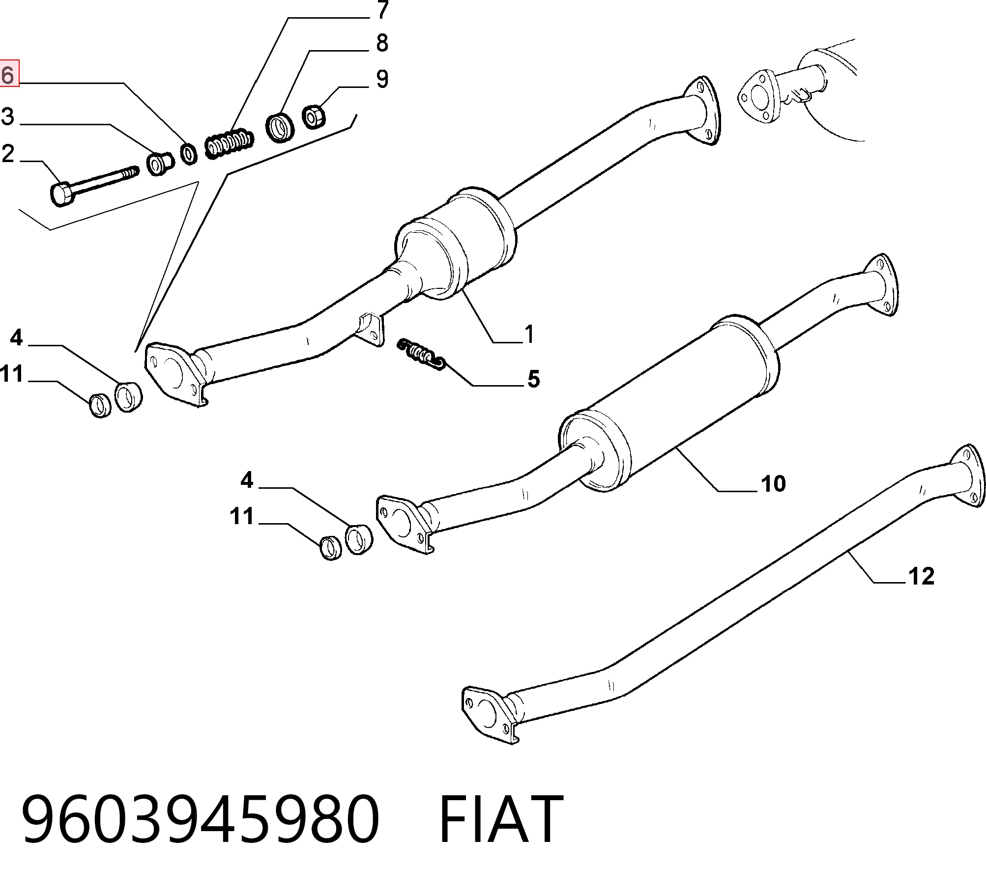 9603945980 Fiat/Alfa/Lancia