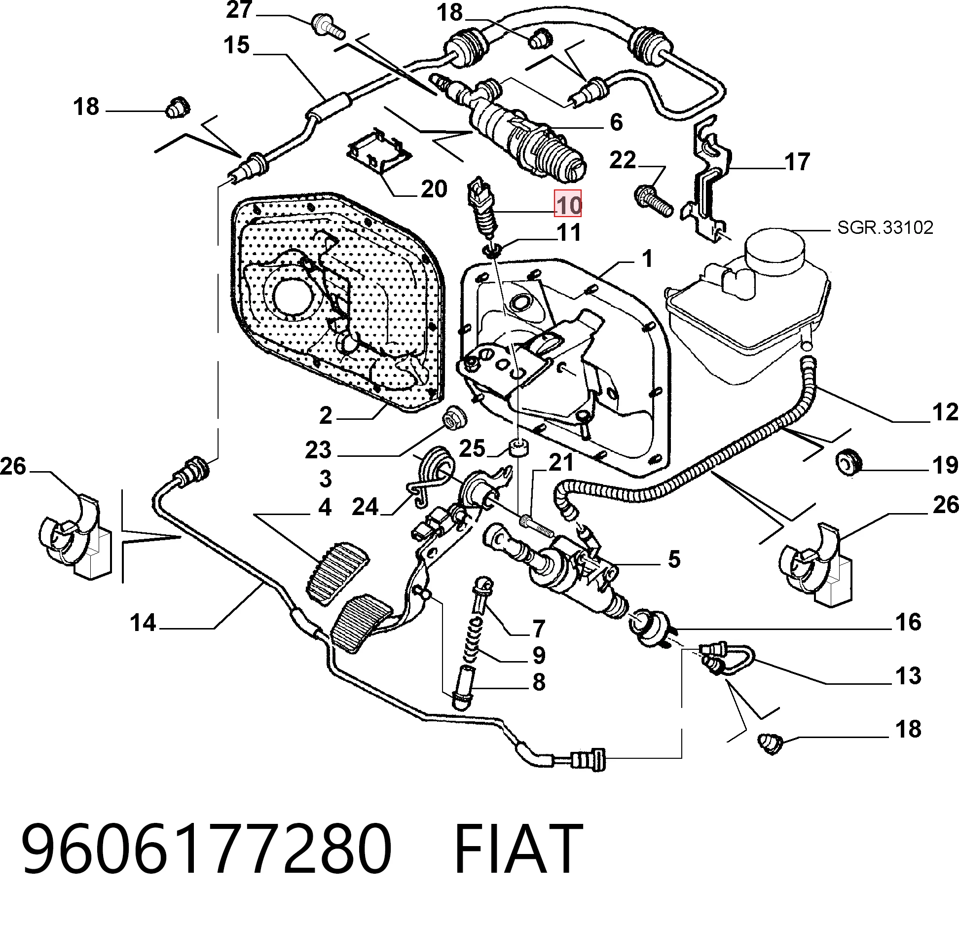 9606177280 Fiat/Alfa/Lancia