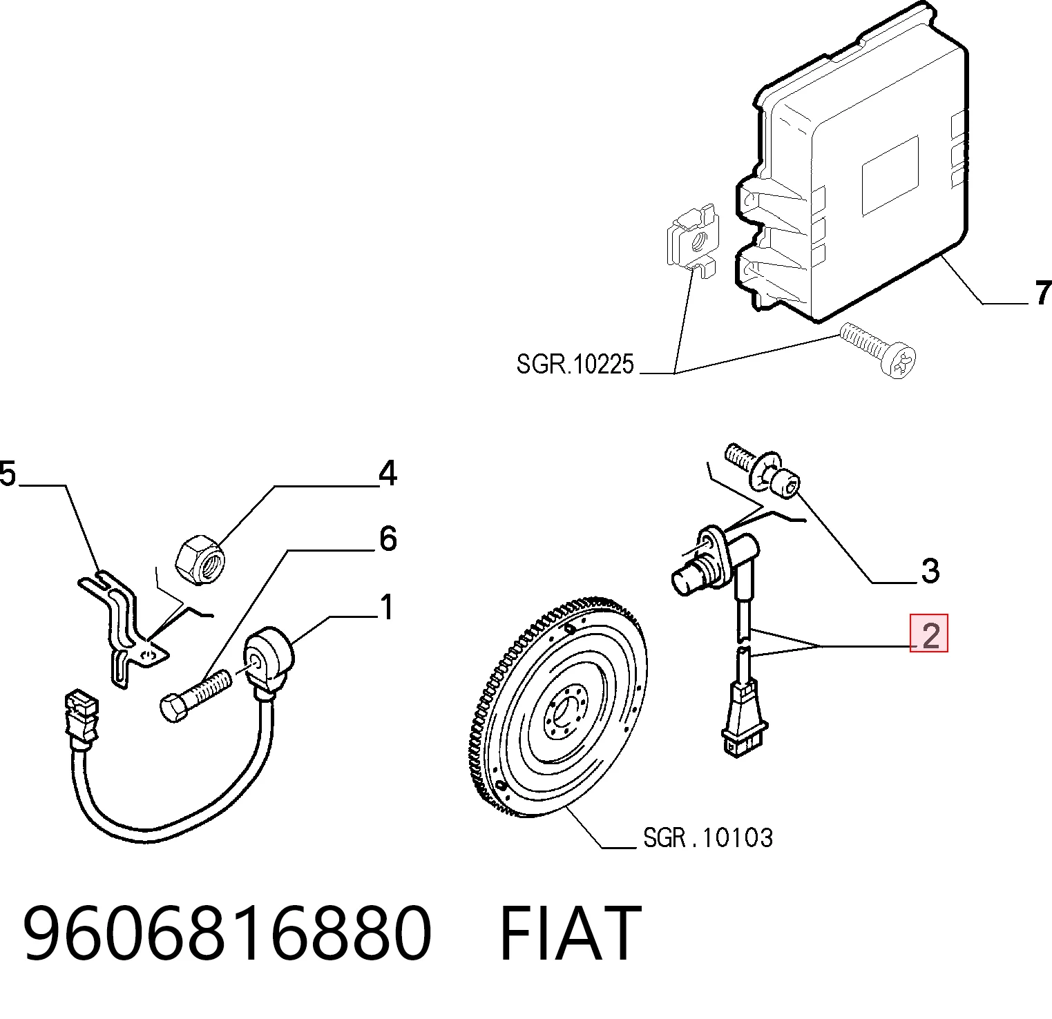 9606816880 Fiat/Alfa/Lancia