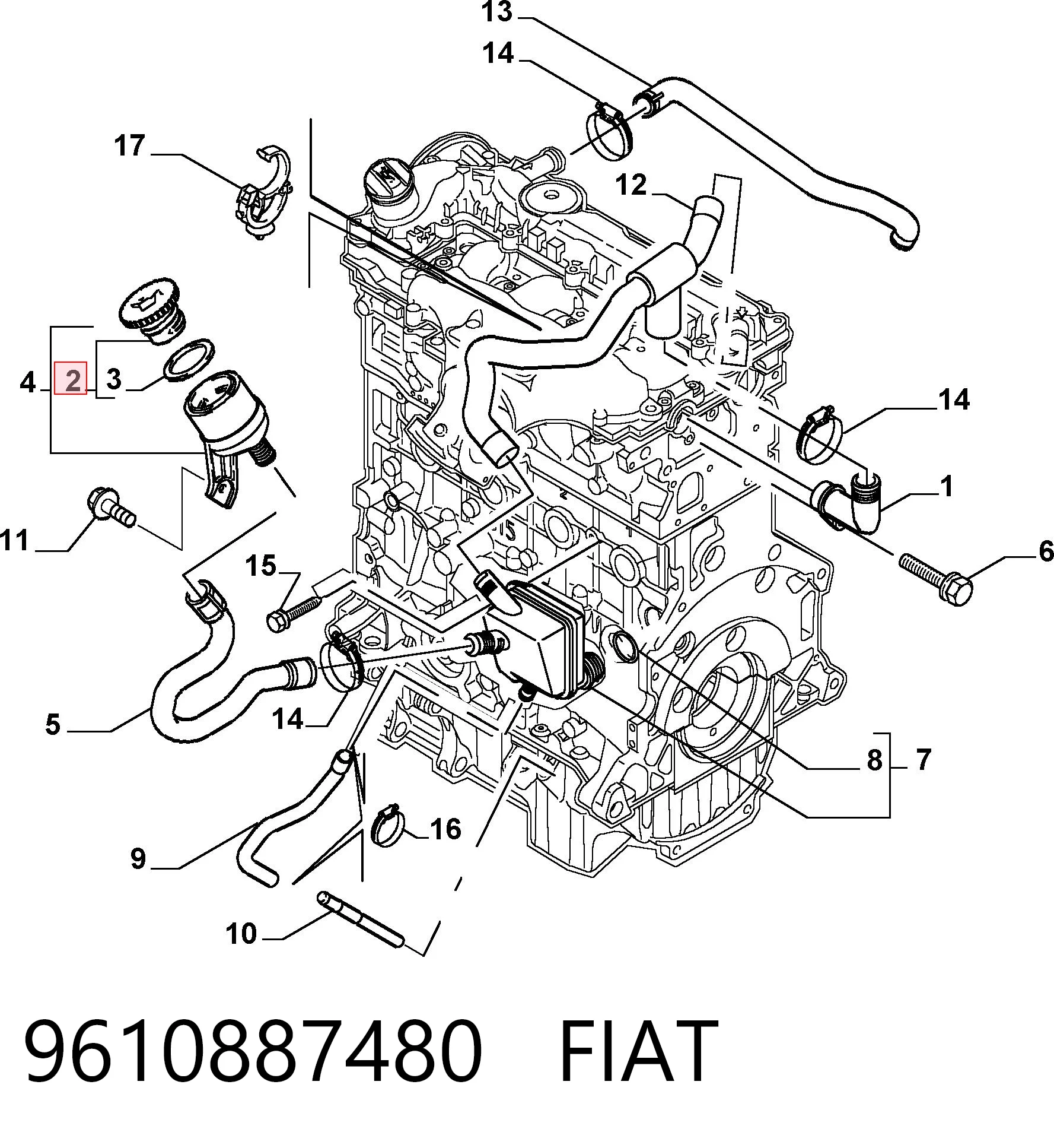 9610887480 Fiat/Alfa/Lancia