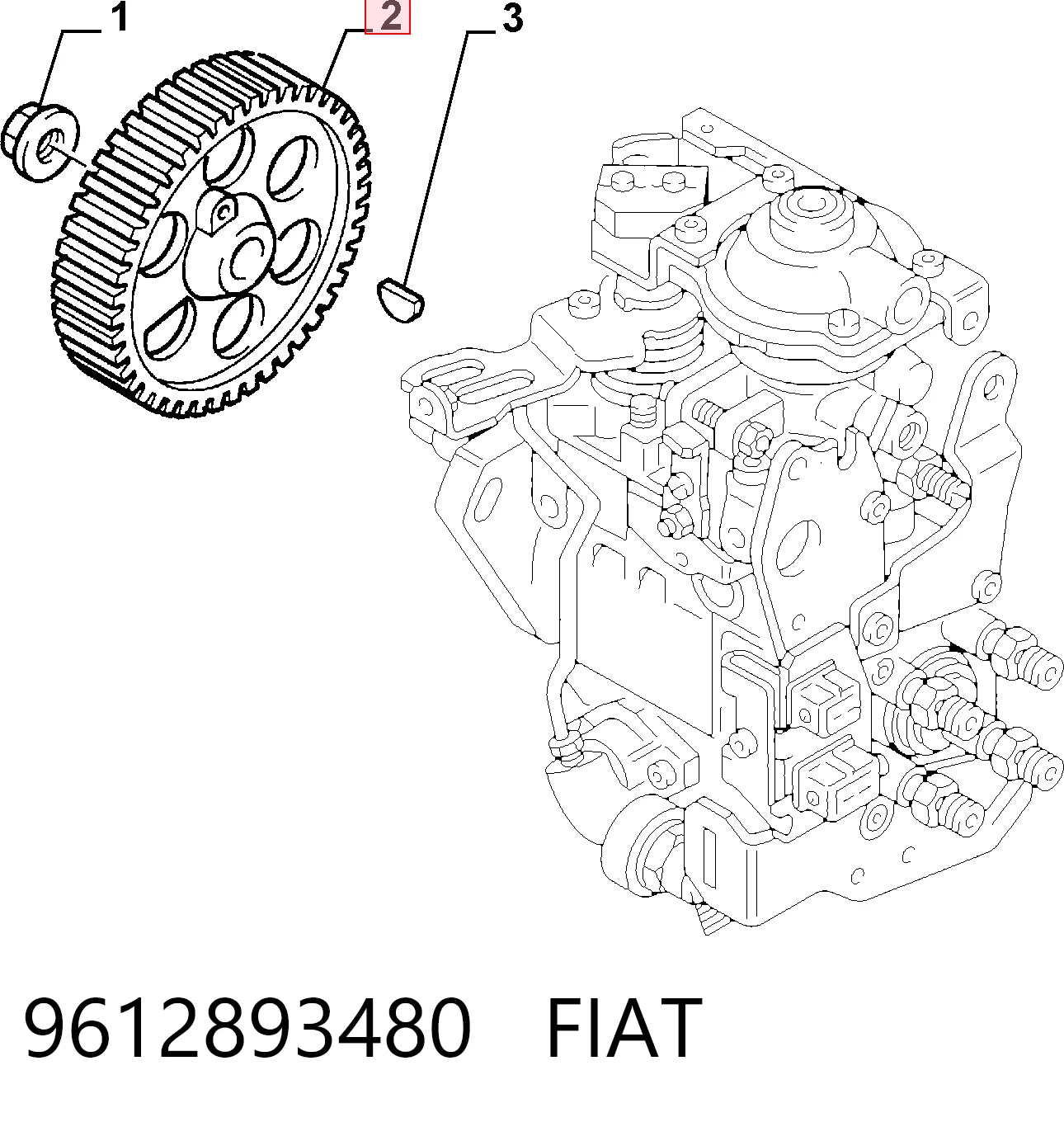 9612893480 Fiat/Alfa/Lancia