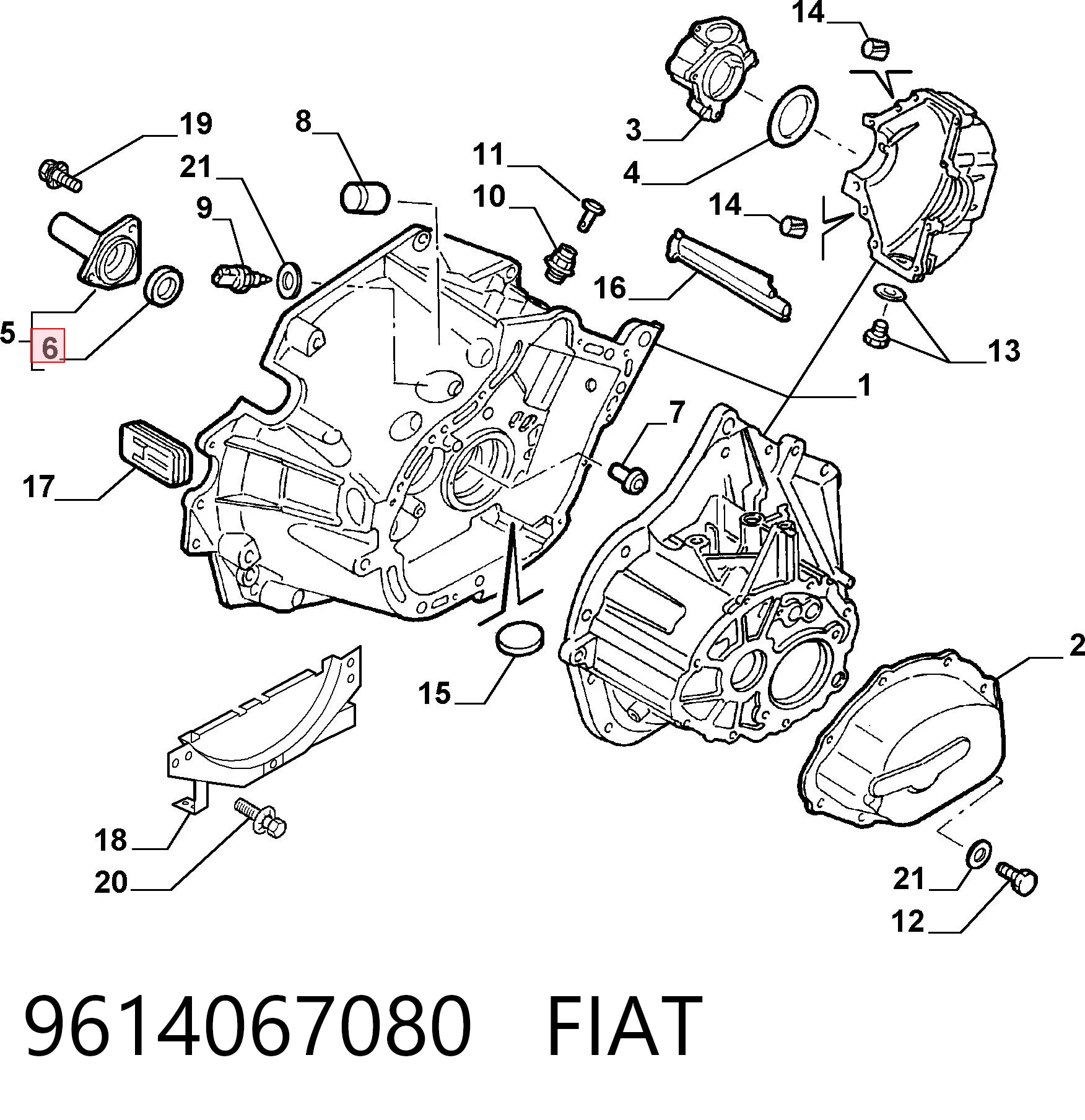 9614067080 Fiat/Alfa/Lancia