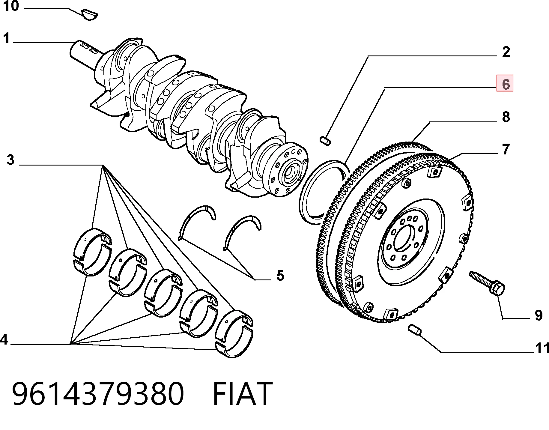 9614379380 Fiat/Alfa/Lancia