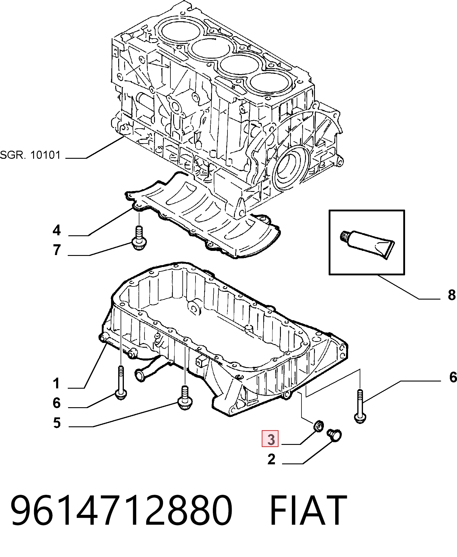Comprar Junta del cárter del motor TT  FV9, FVR