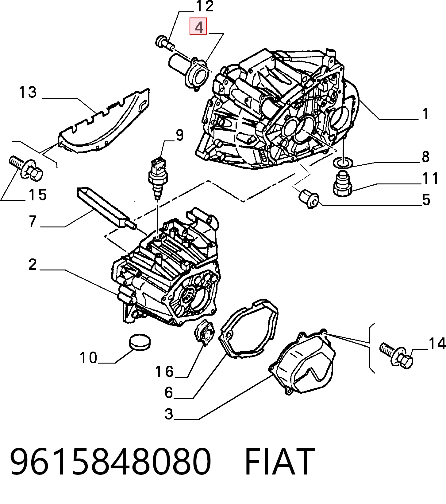 9615848080 Fiat/Alfa/Lancia