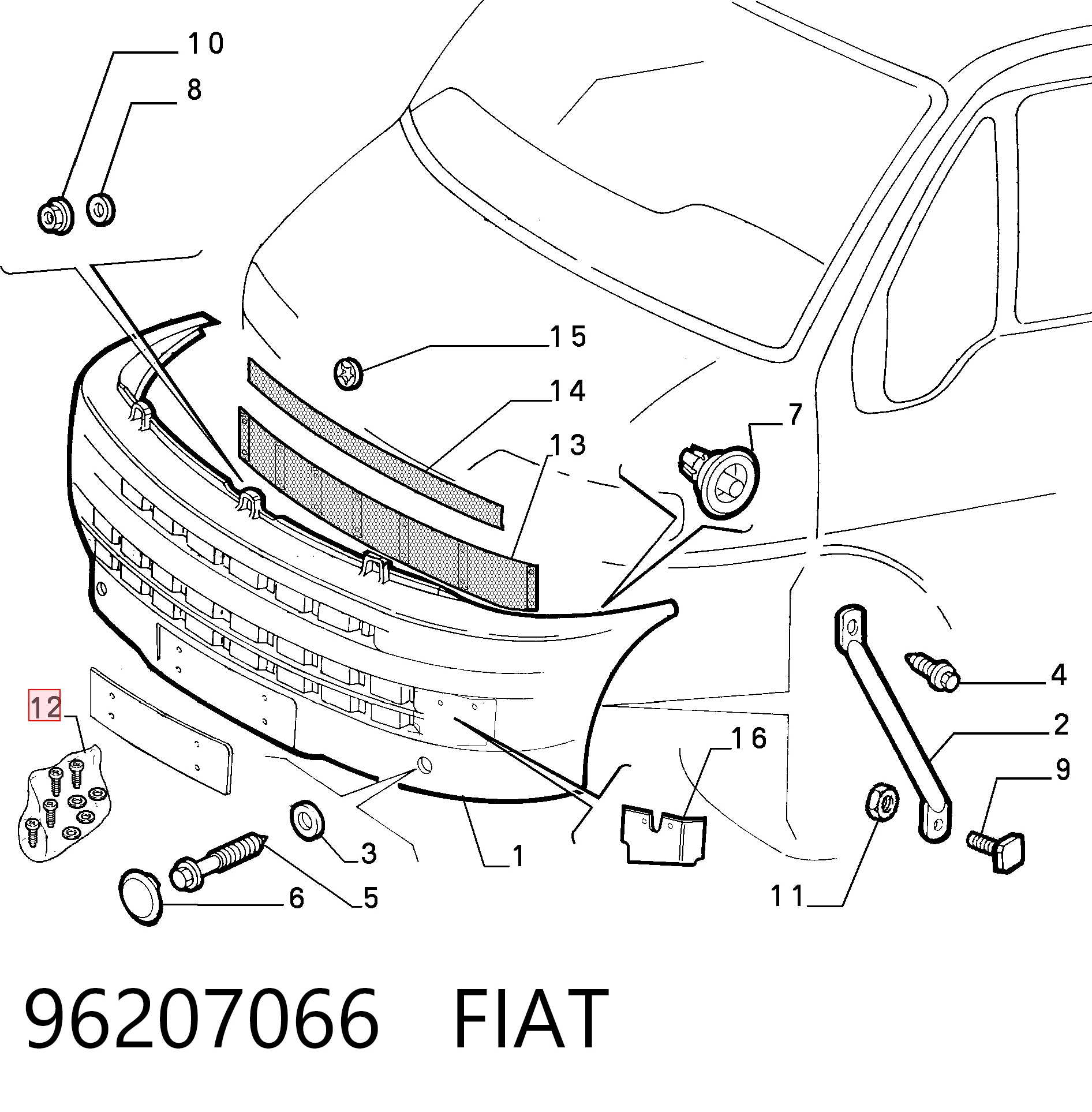 96207066 Fiat/Alfa/Lancia