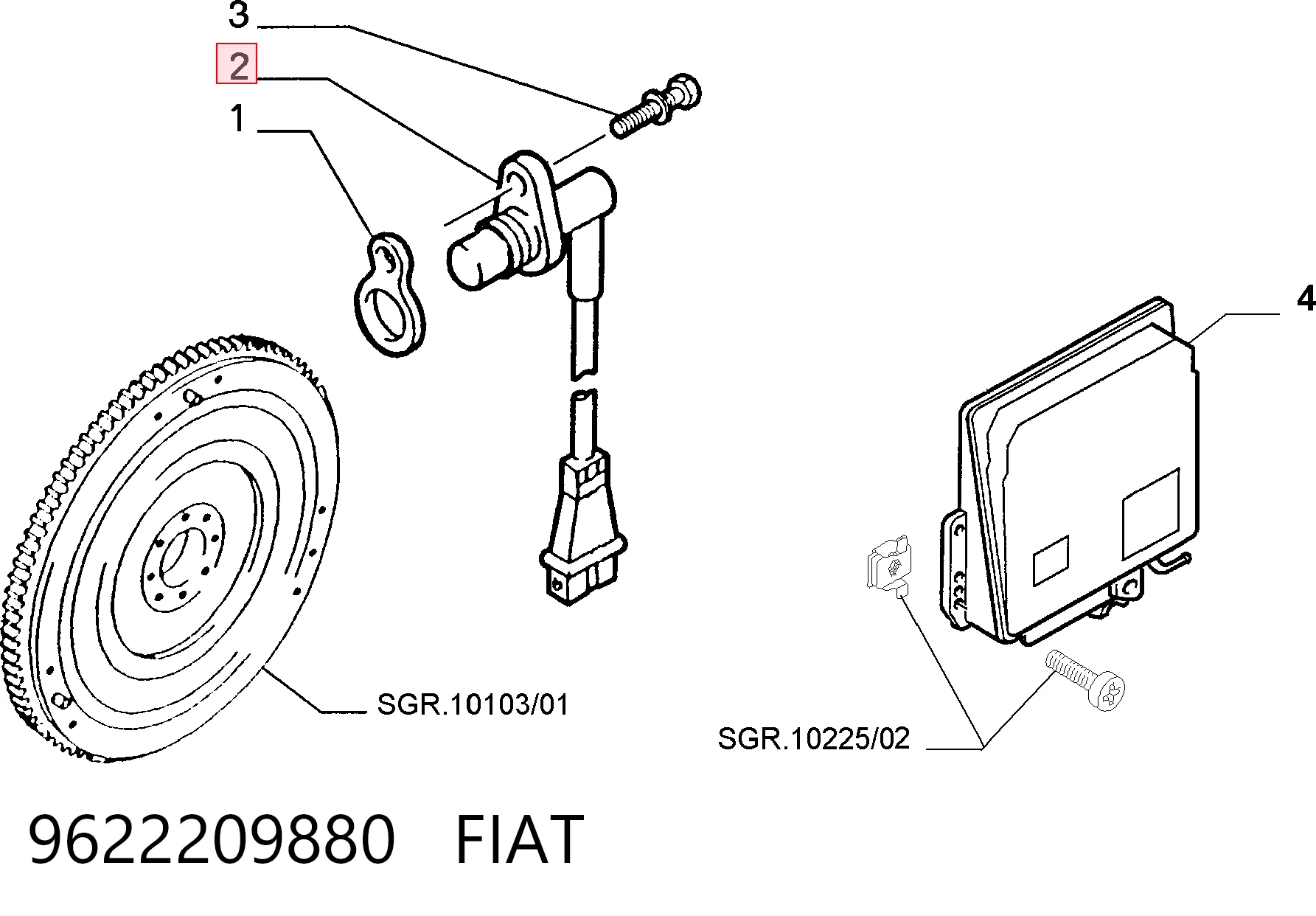 9622209880 Fiat/Alfa/Lancia