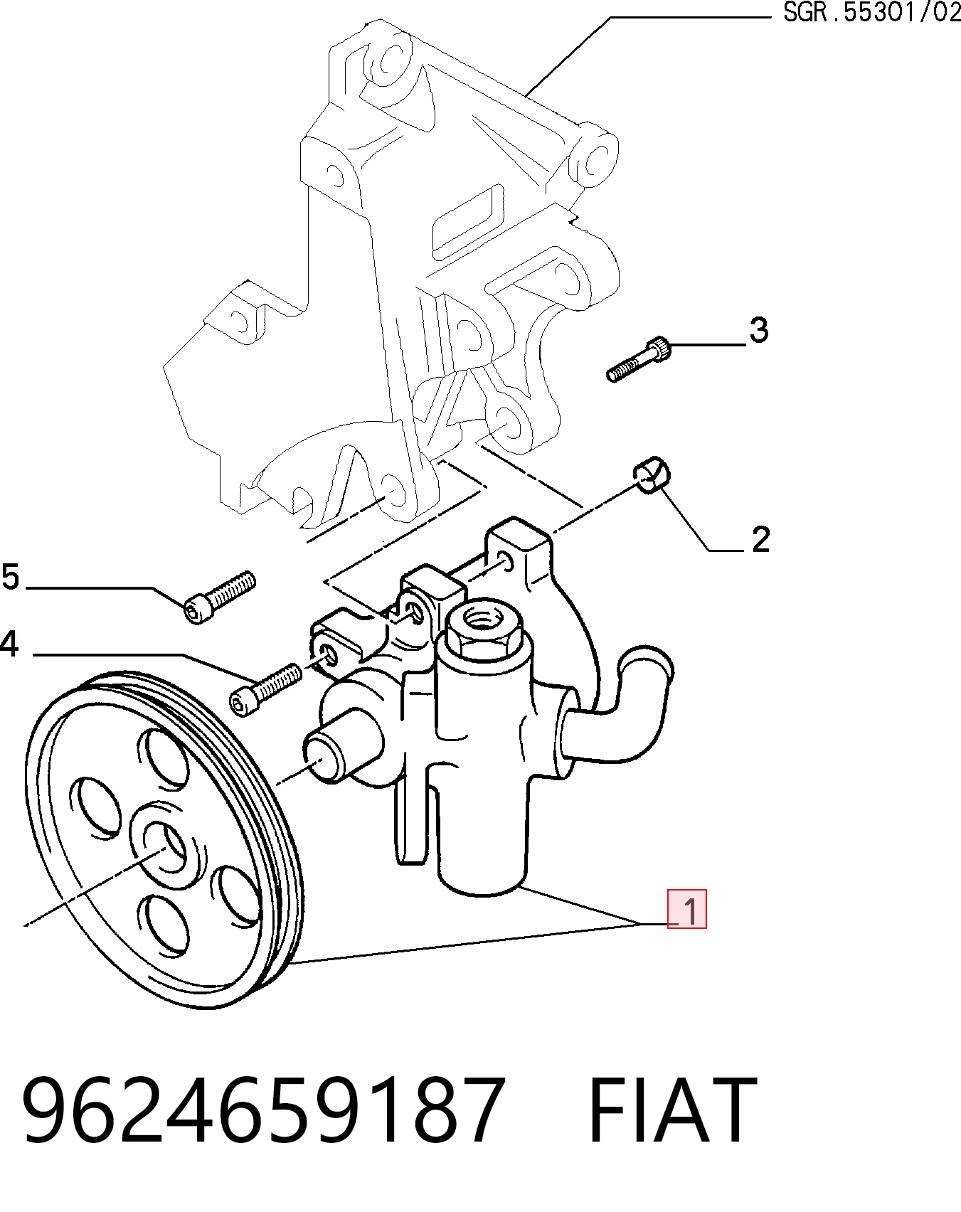 9624659187 Fiat/Alfa/Lancia