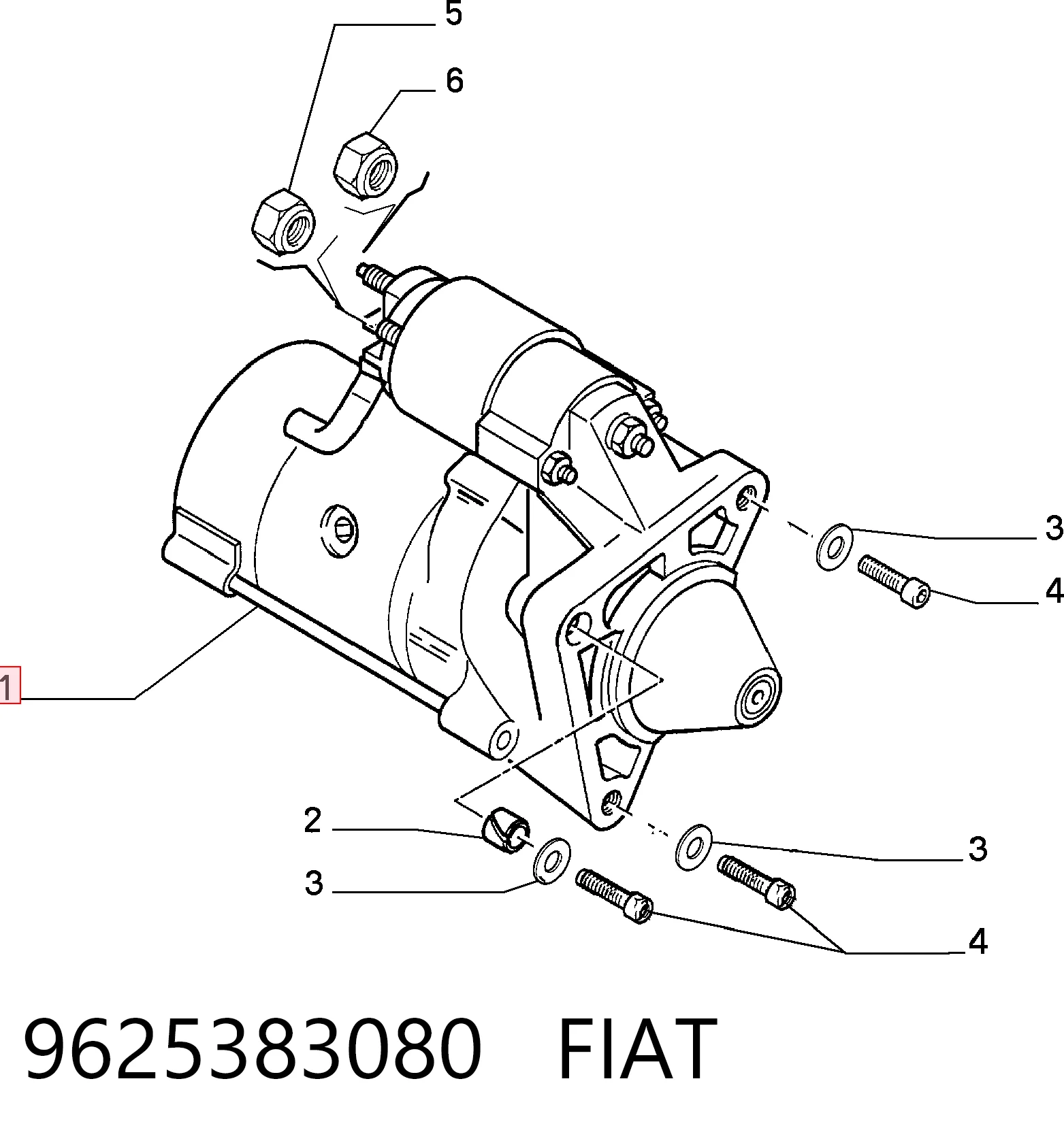 9625383080 Fiat/Alfa/Lancia
