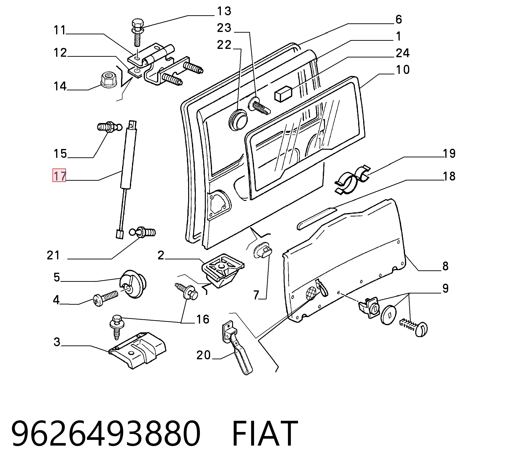 9626493880 Fiat/Alfa/Lancia