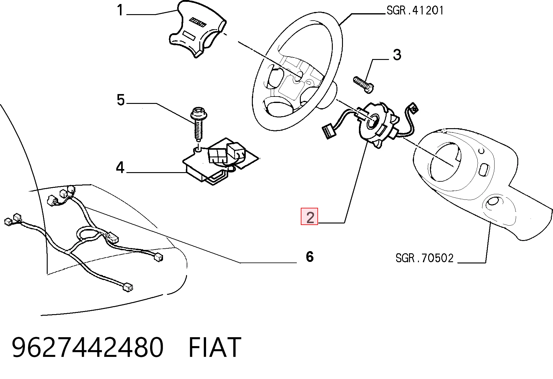 9627442480 Fiat/Alfa/Lancia