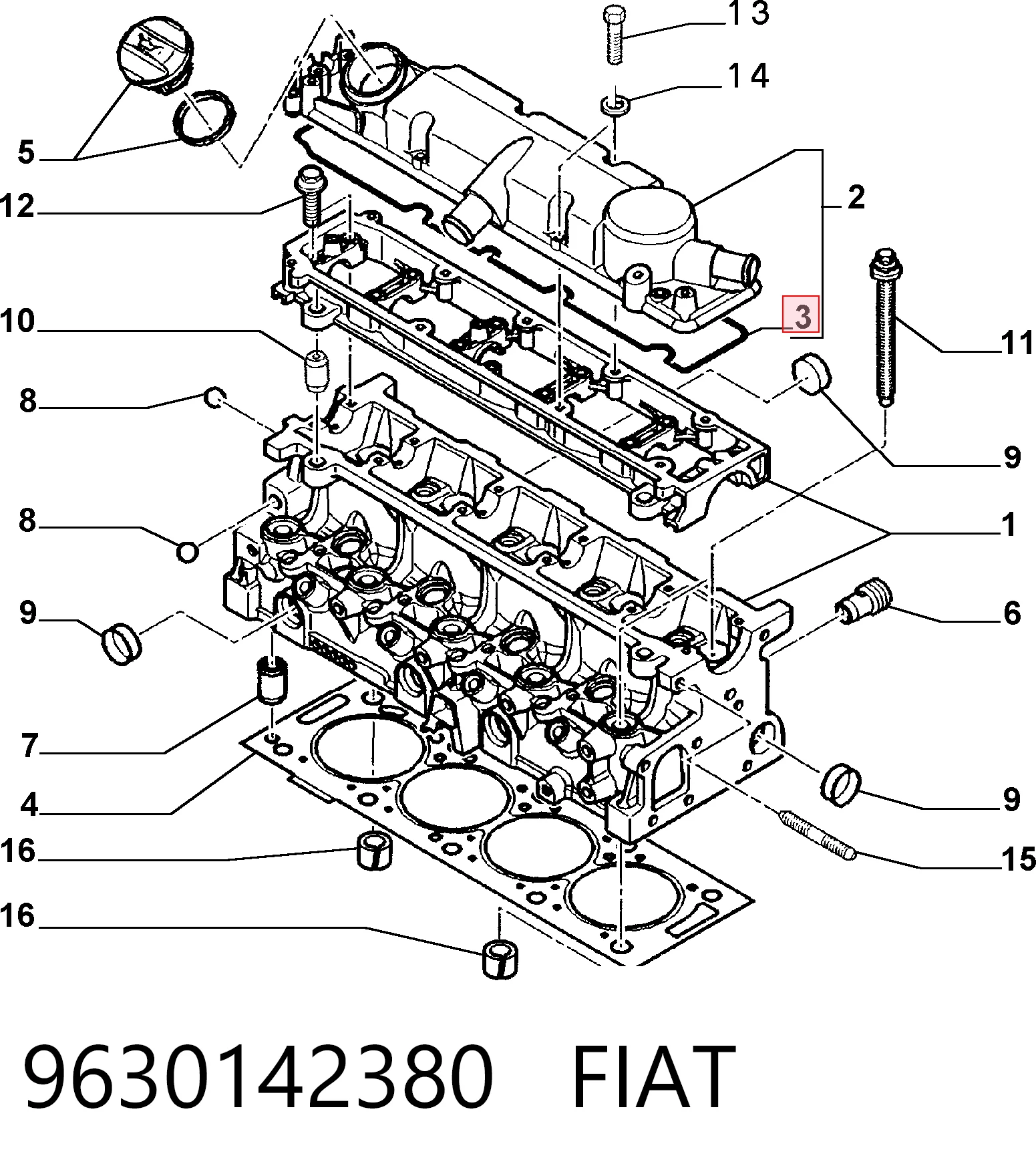 9630142380 Fiat/Alfa/Lancia