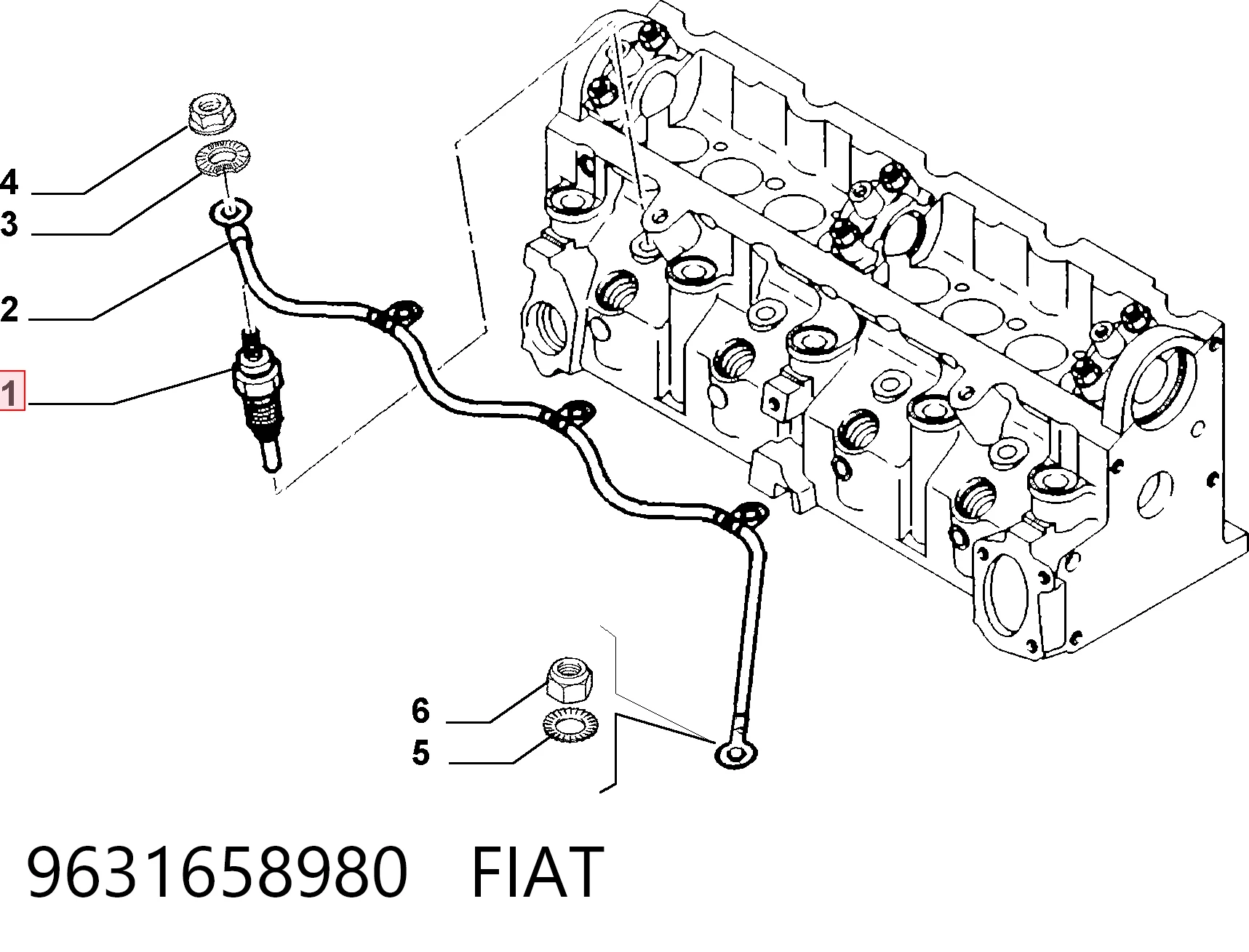 9631658980 Fiat/Alfa/Lancia