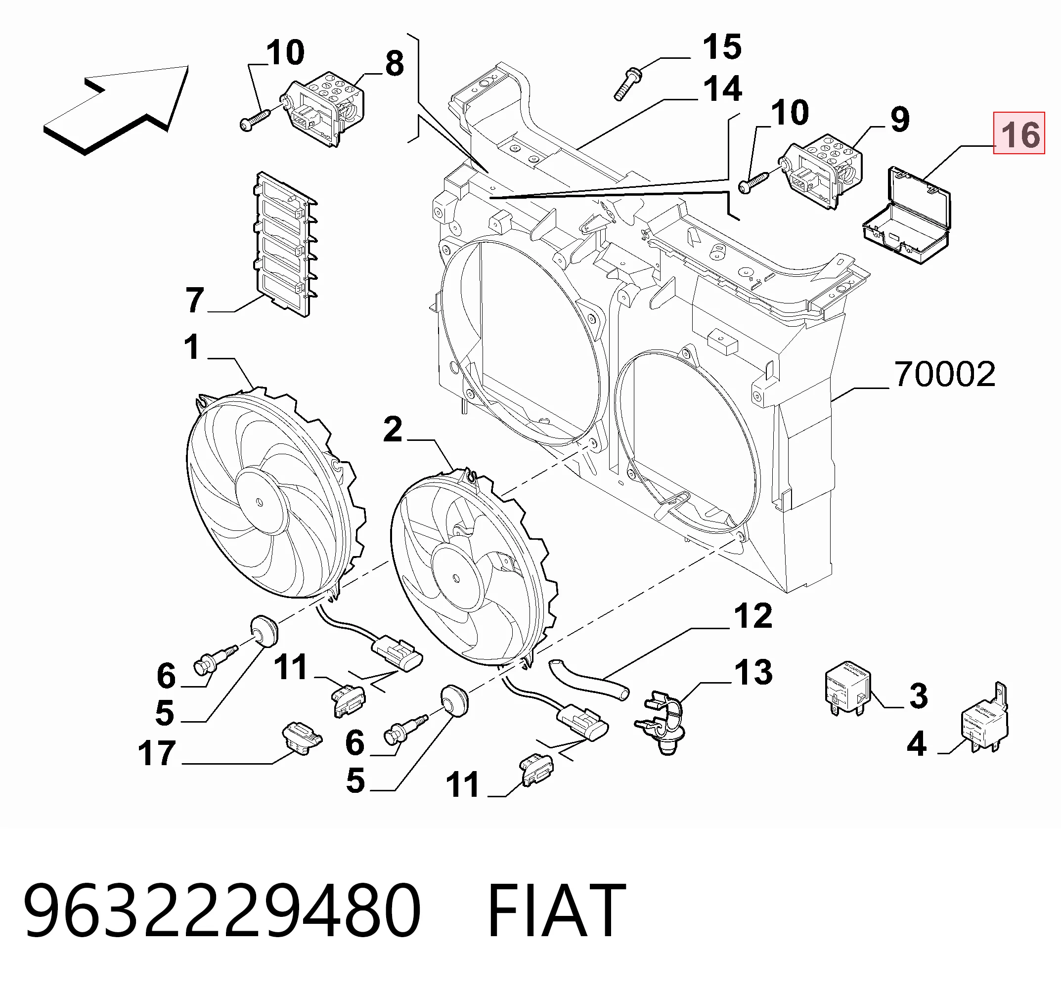 9632229480 Fiat/Alfa/Lancia