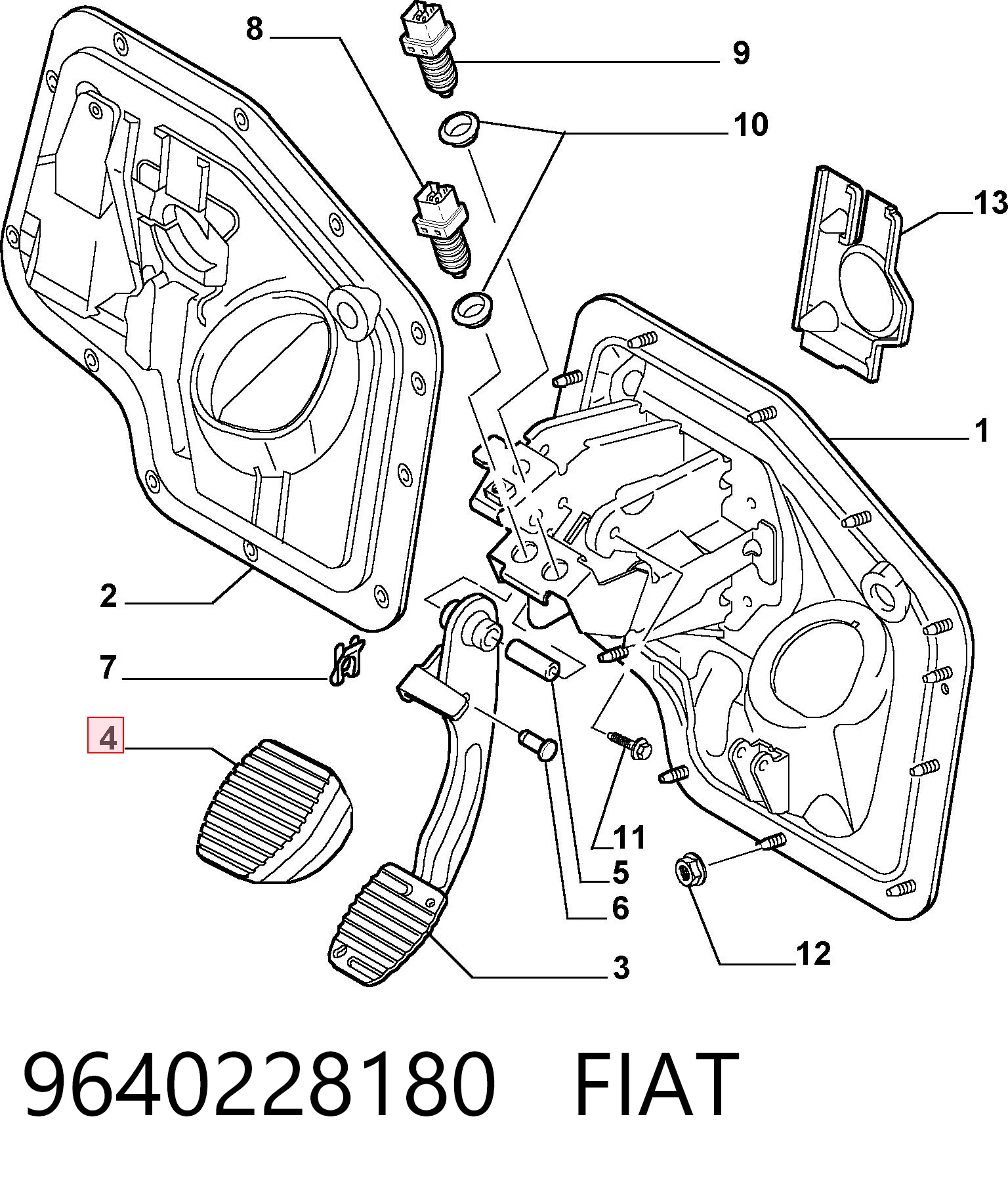 9640228180 Fiat/Alfa/Lancia