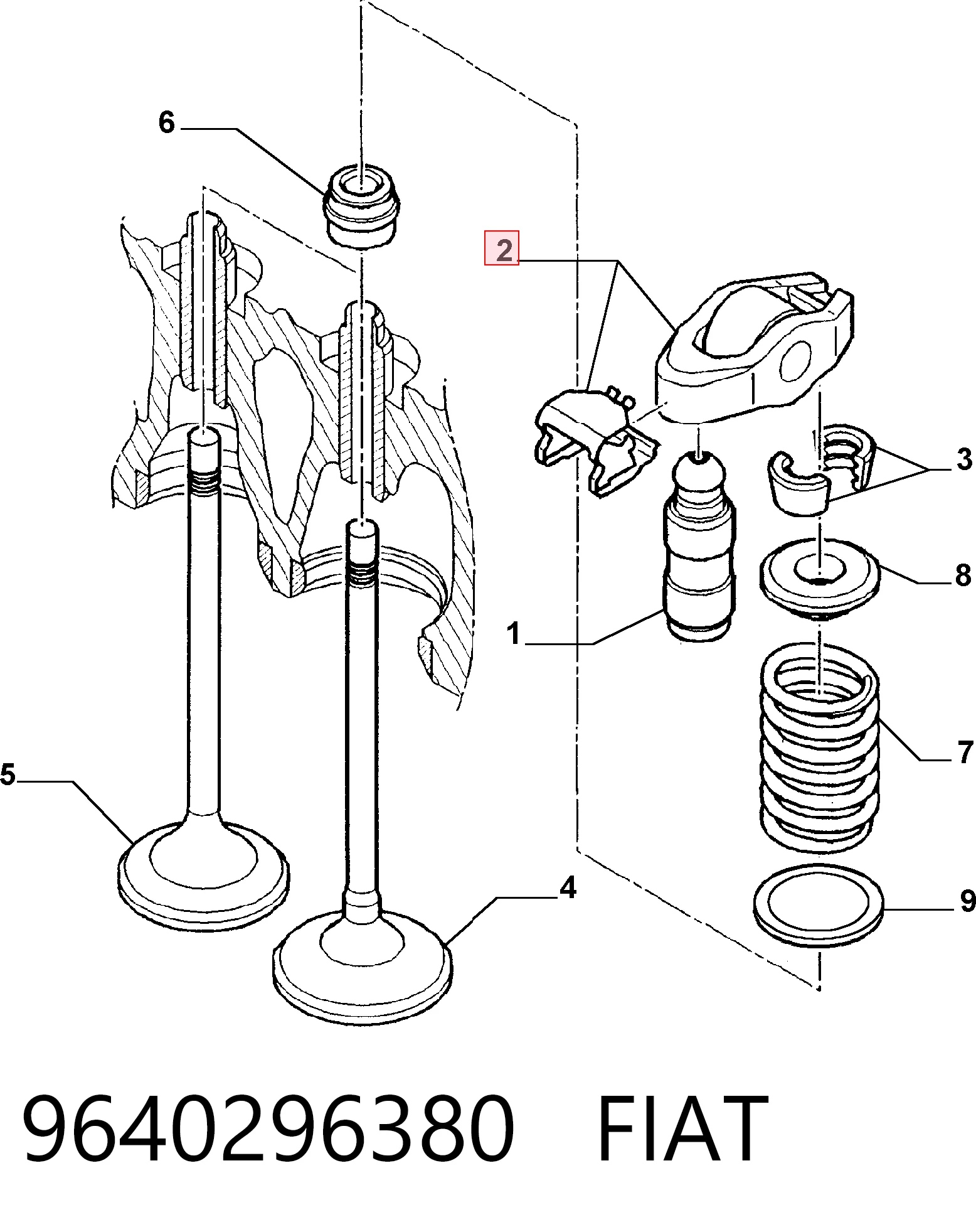 9640296380 Fiat/Alfa/Lancia