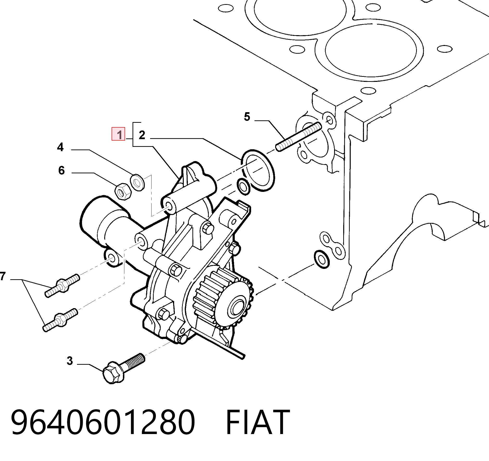 9640601280 Fiat/Alfa/Lancia