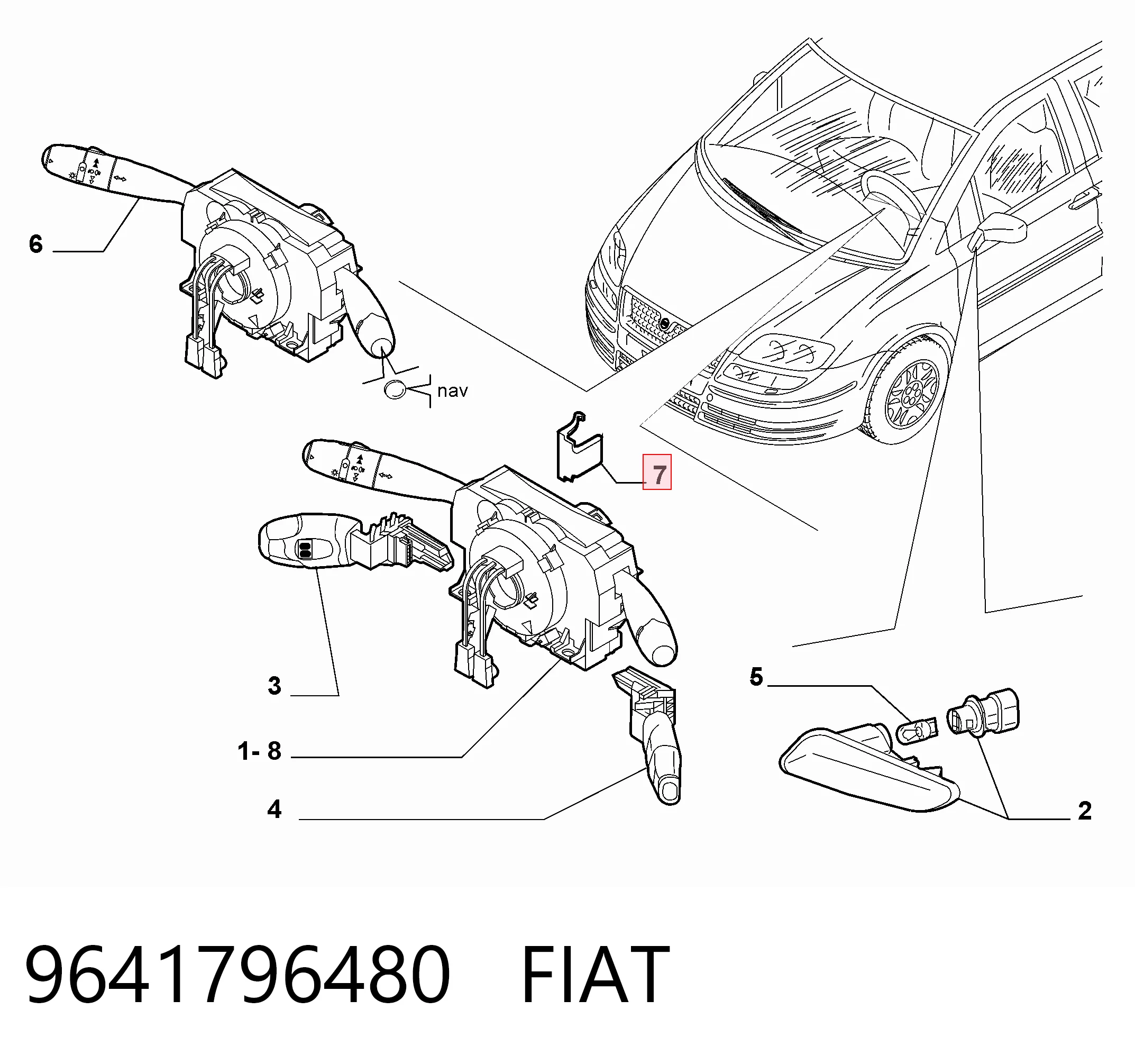 9641796480 Fiat/Alfa/Lancia