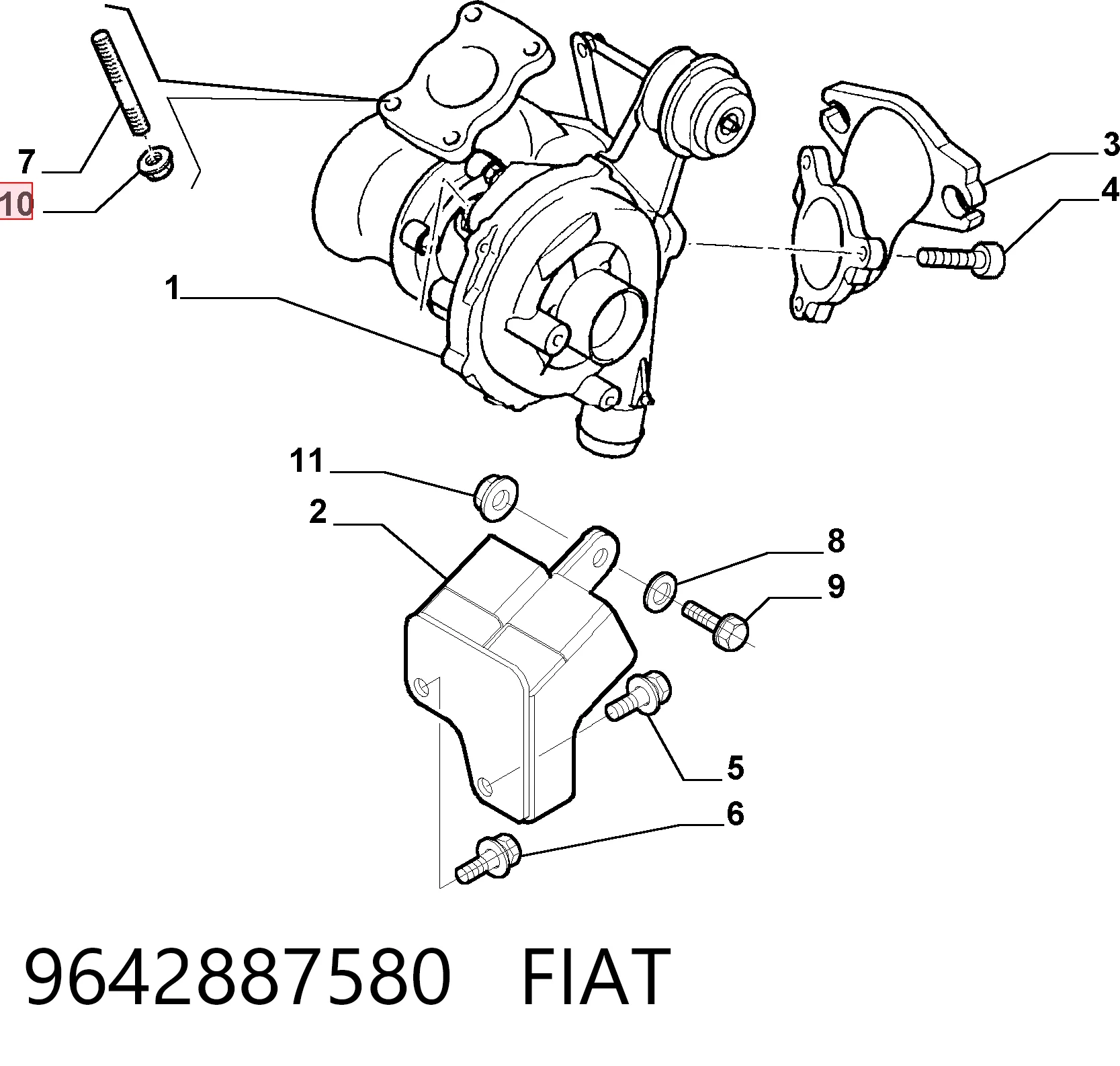 9642887580 Fiat/Alfa/Lancia