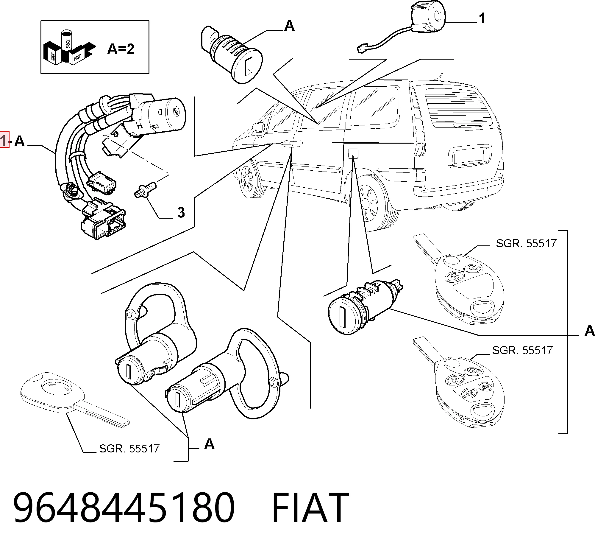 9648445180 Fiat/Alfa/Lancia