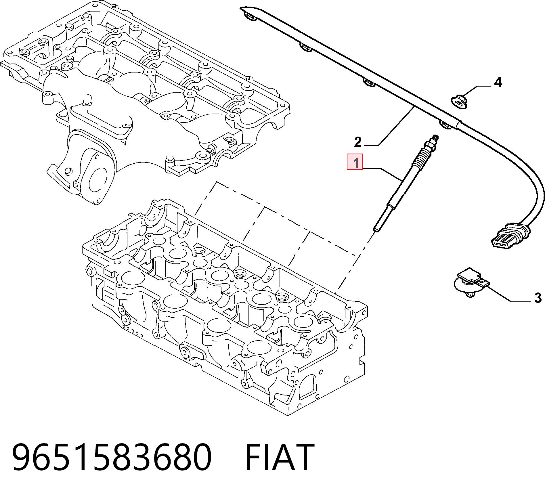 Bujías de precalentamiento Fiat Ducato II (230L)