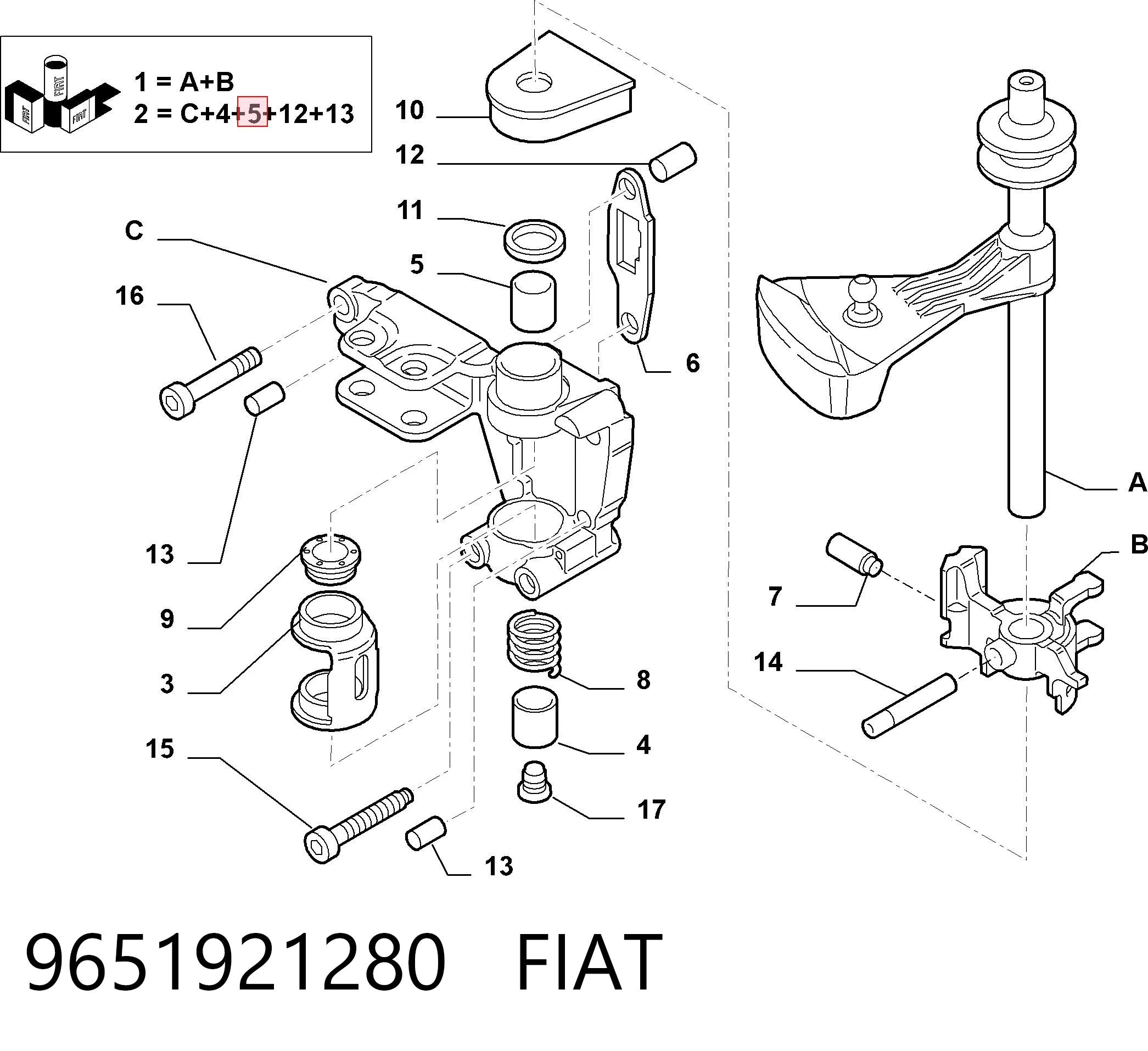 9651921280 Fiat/Alfa/Lancia