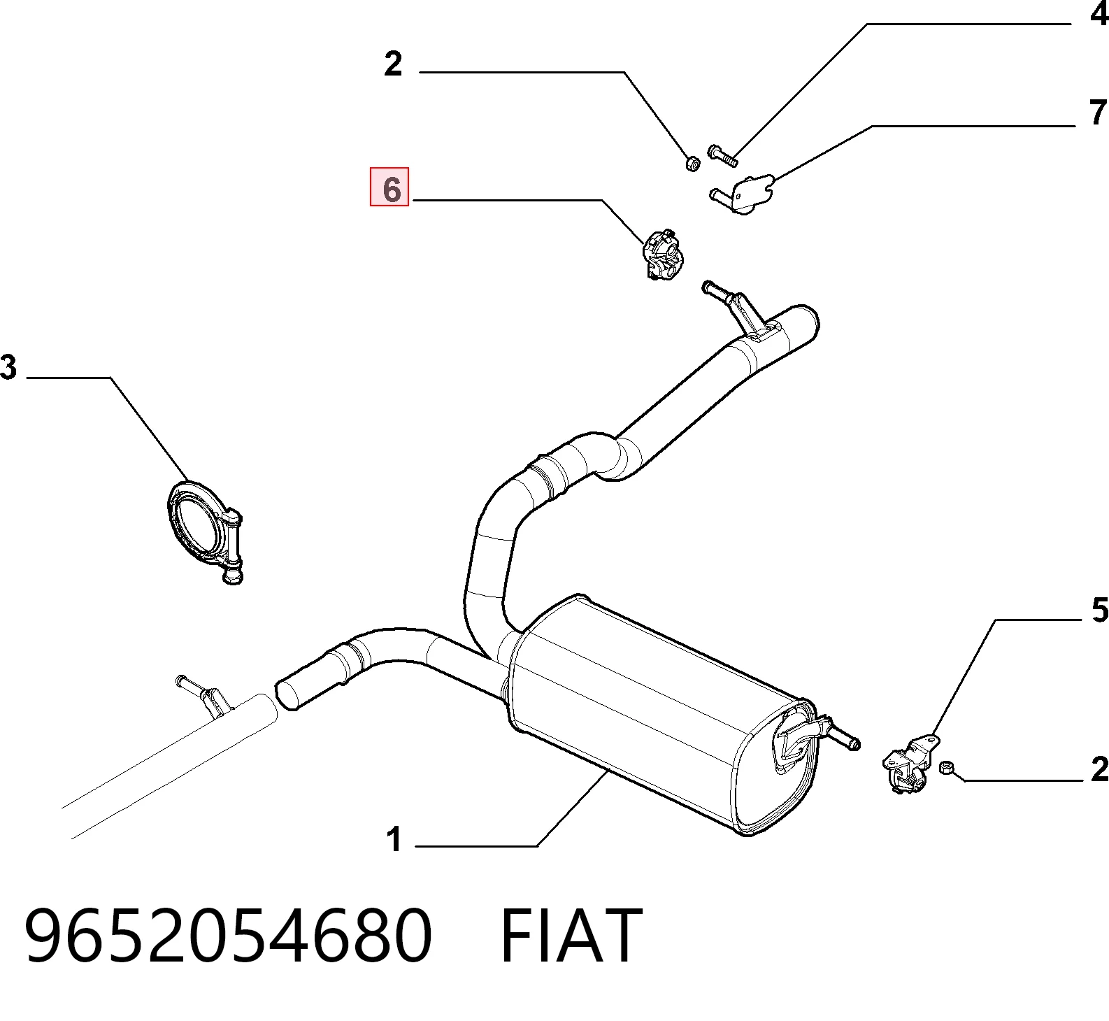 9652054680 Fiat/Alfa/Lancia