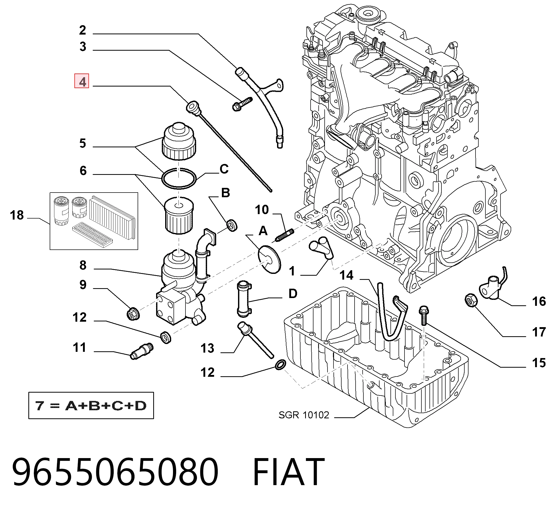 Varilla de aceite para Peugeot 807 E