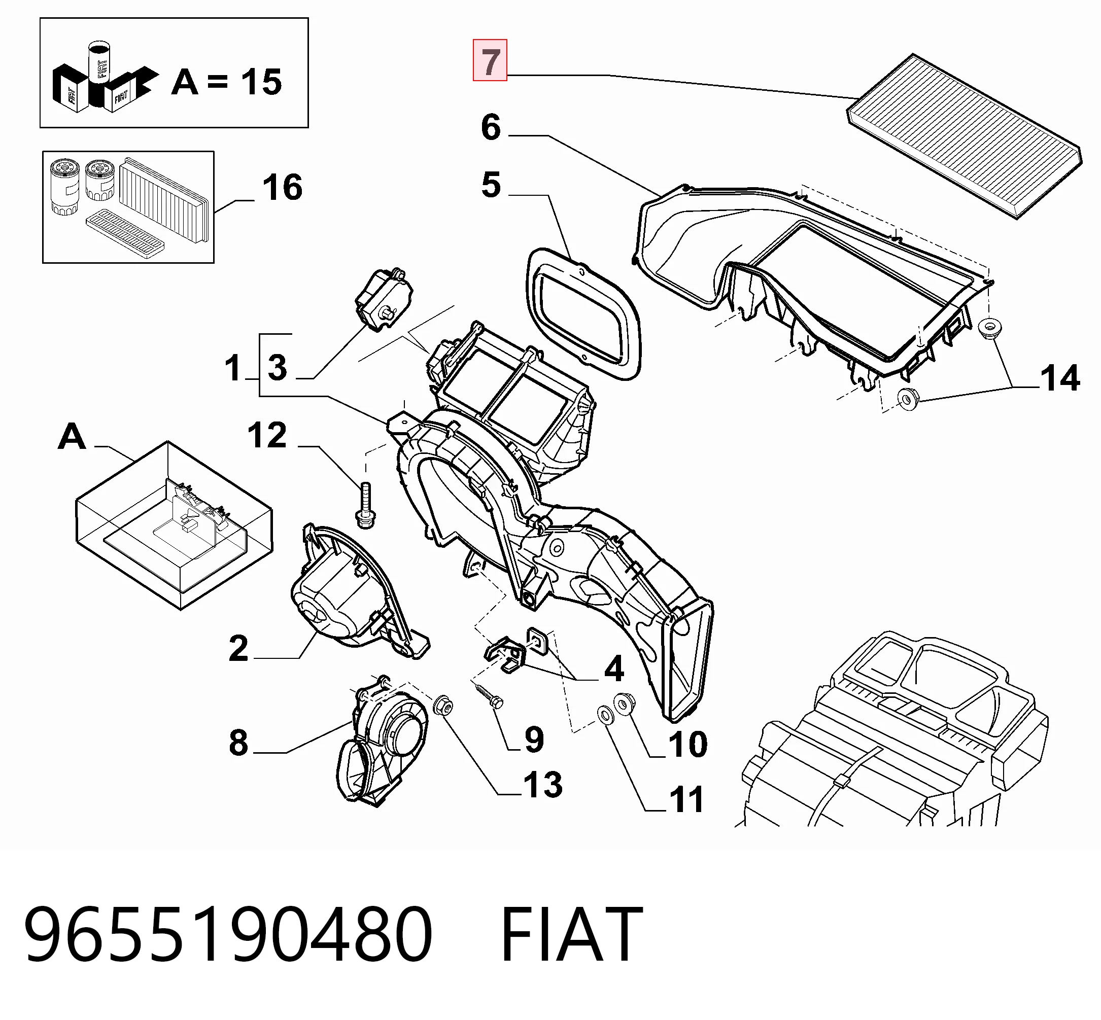9655190480 Fiat/Alfa/Lancia